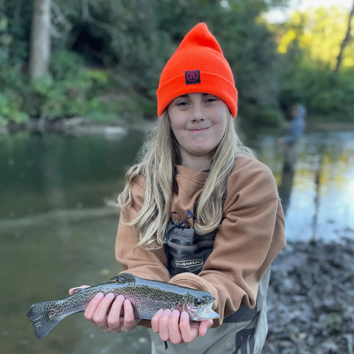 Rainbow trout caught on Fishbrain