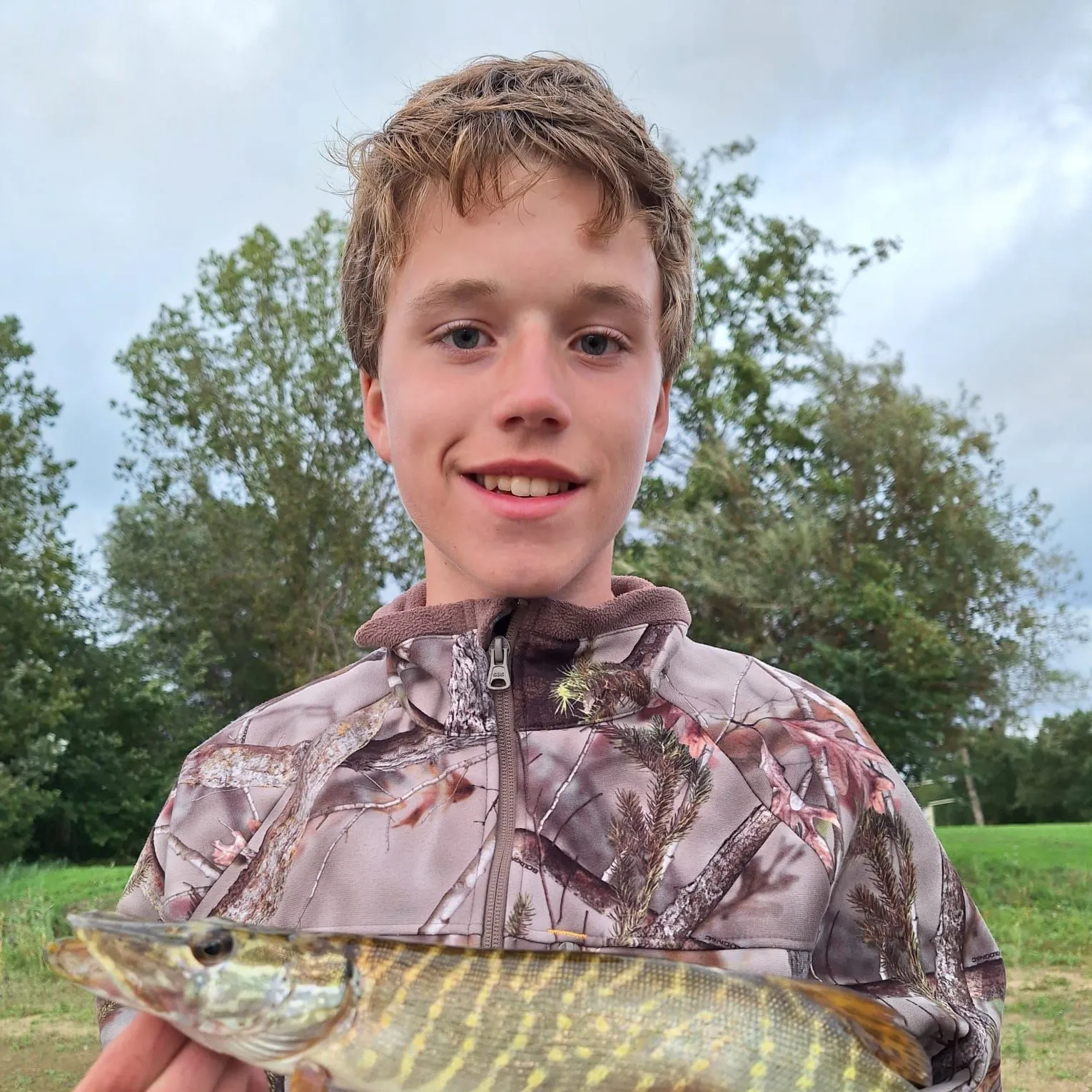 Northern pike caught on Fishbrain
