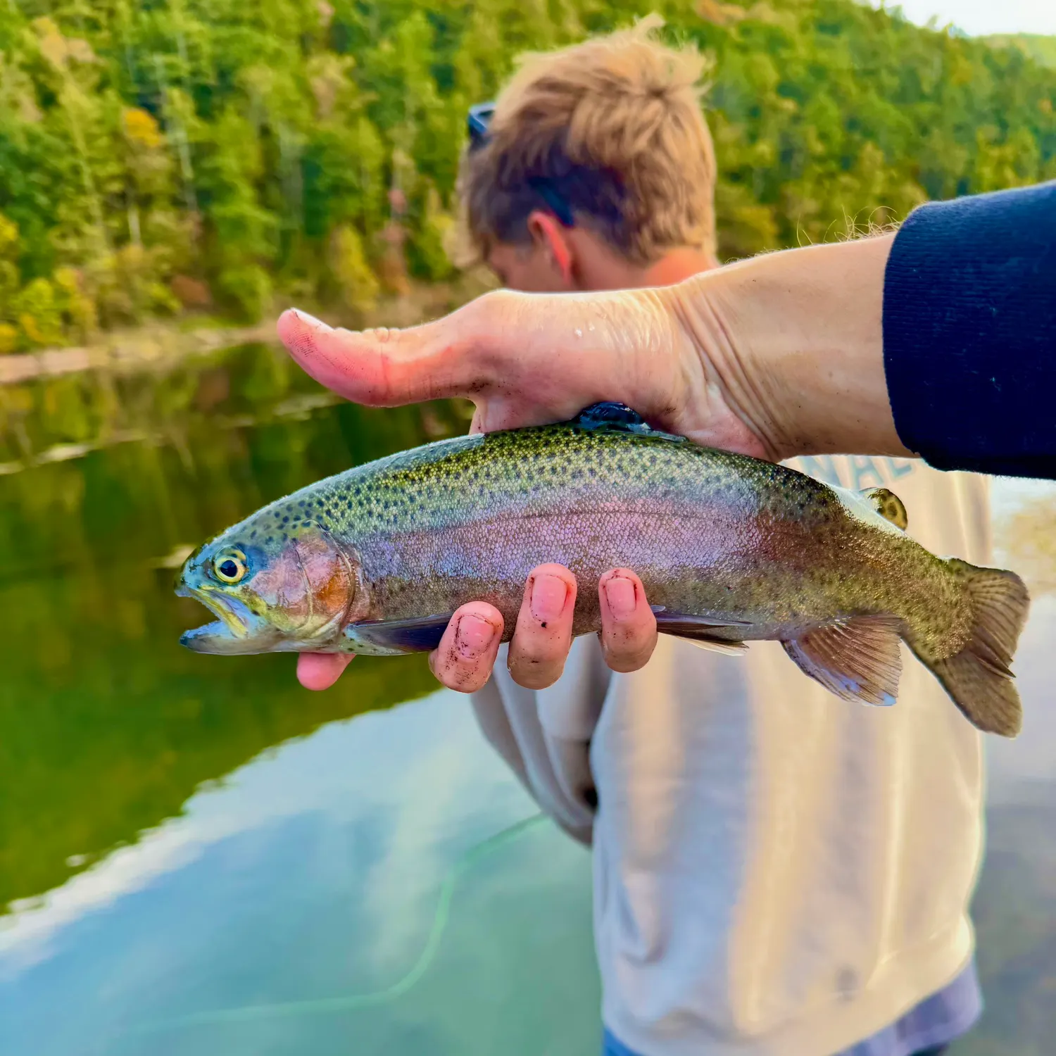Rainbow trout caught on Fishbrain