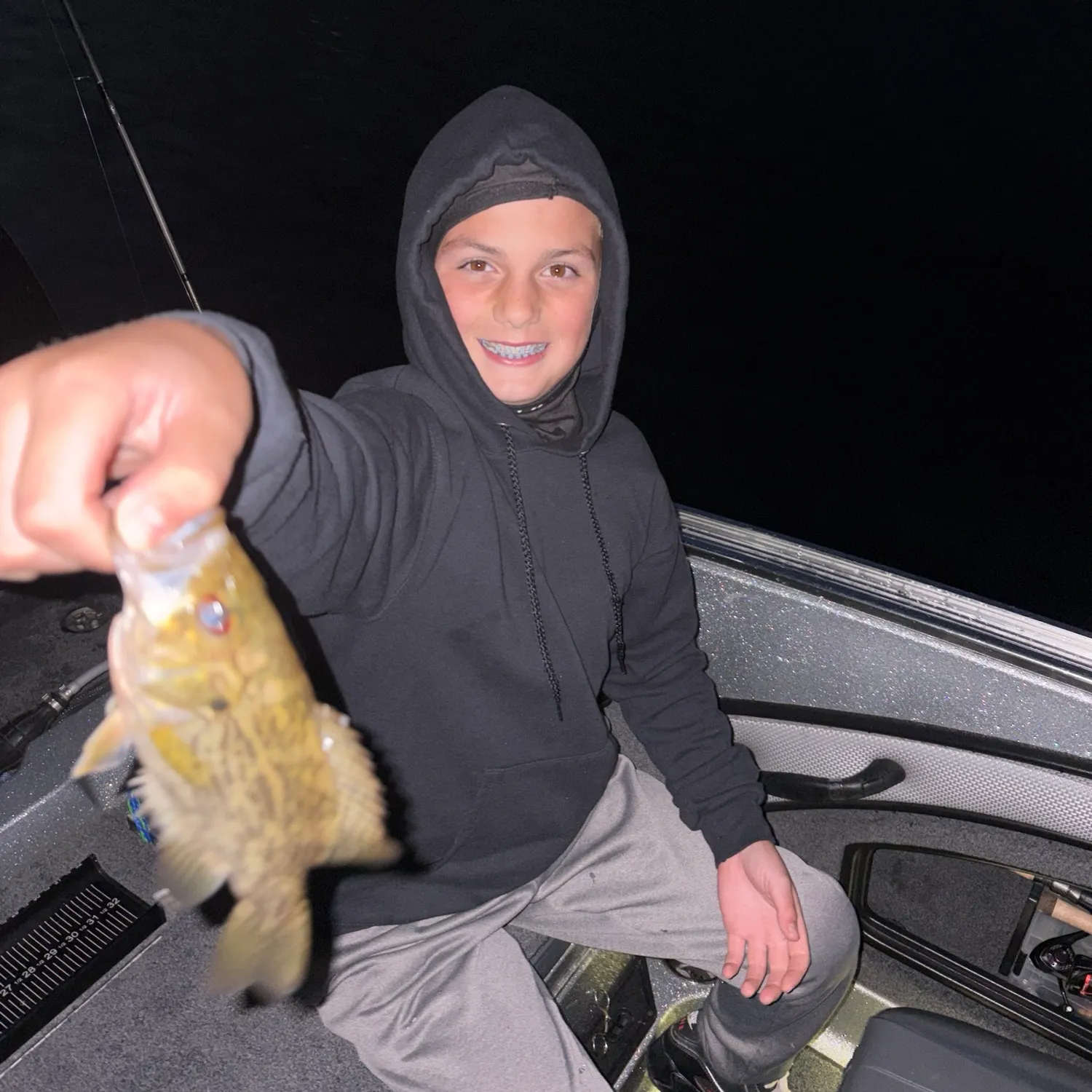 Rock bass caught on Fishbrain
