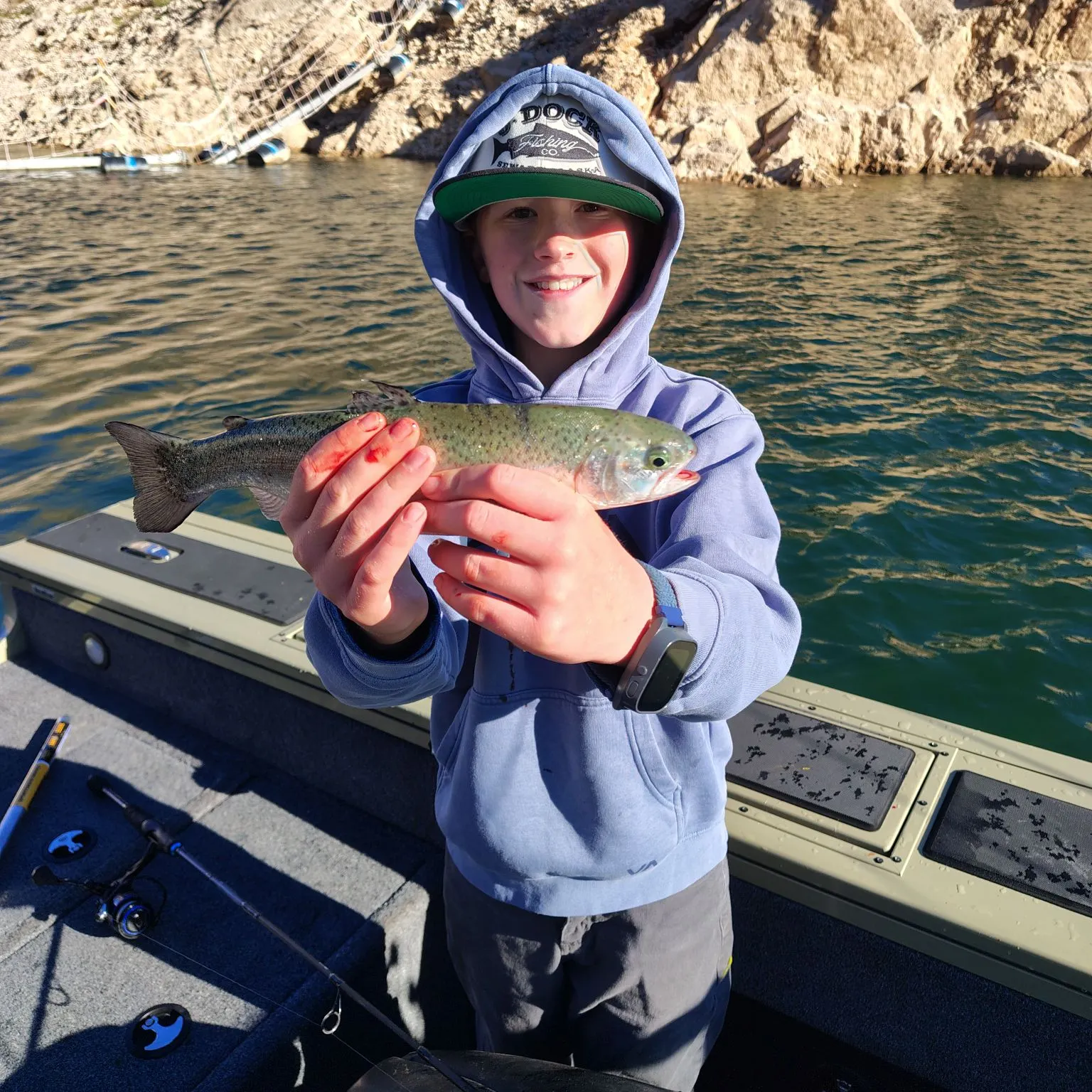 Rainbow trout caught on Fishbrain