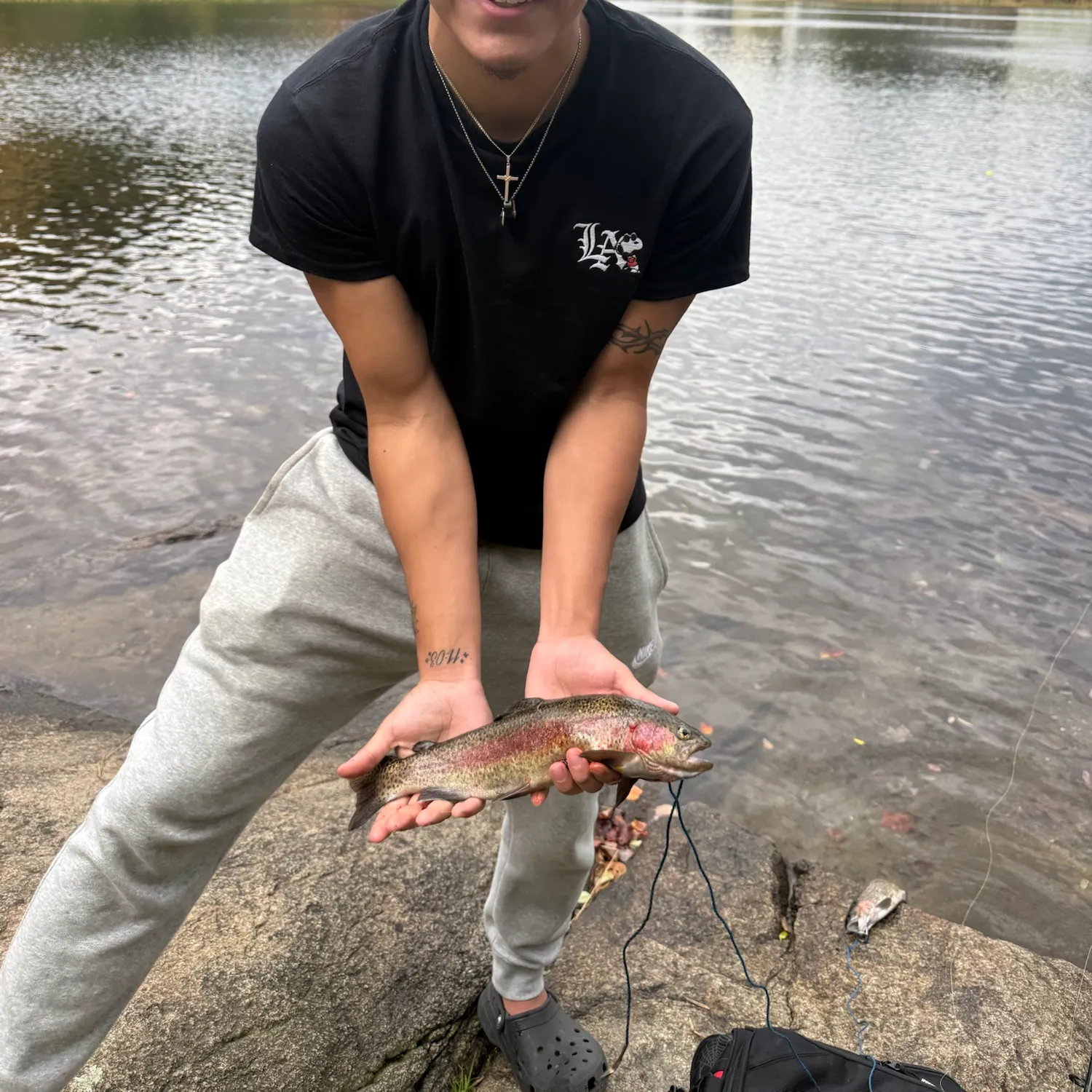 Rainbow trout caught on Fishbrain