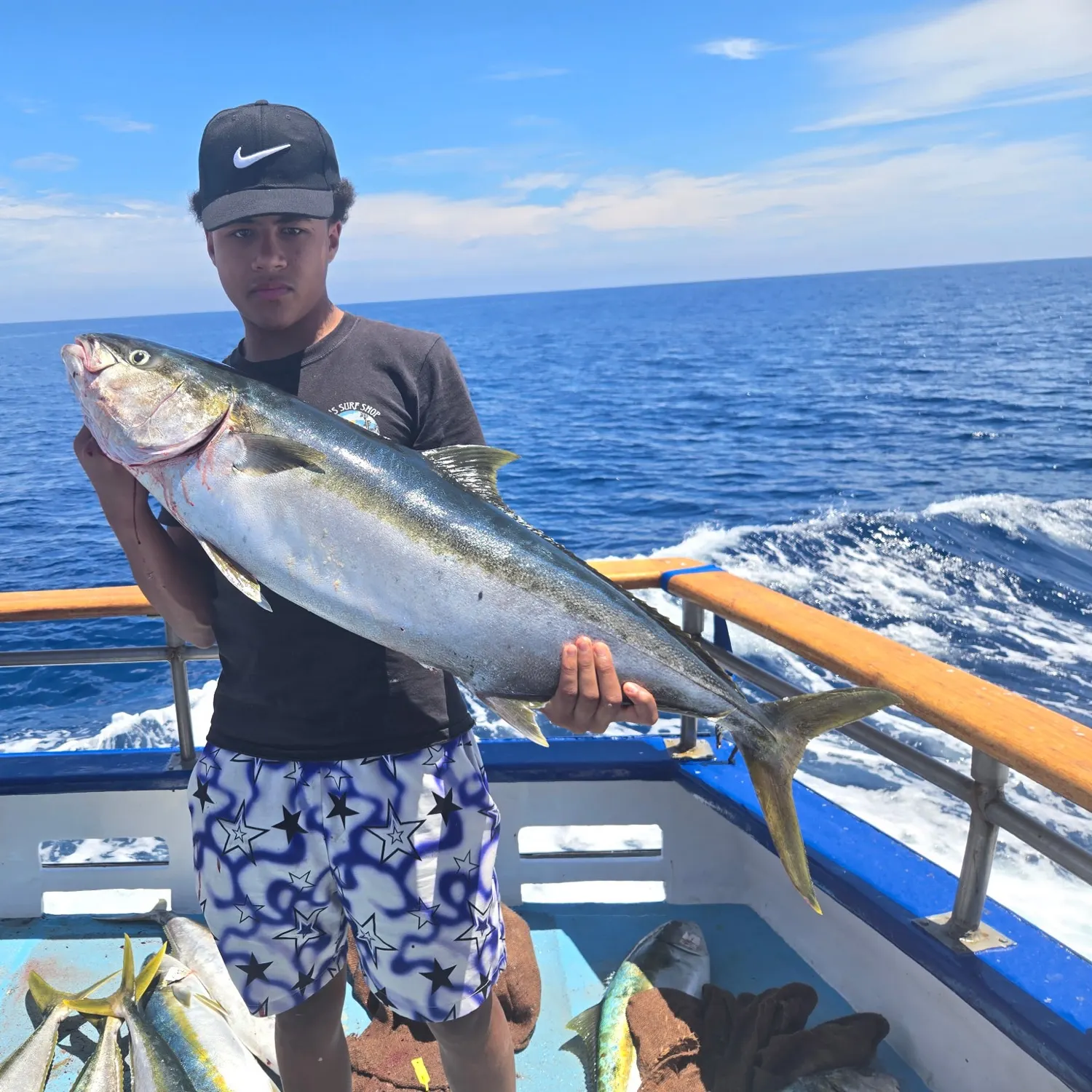 Southern yellowtail amberjack caught on Fishbrain