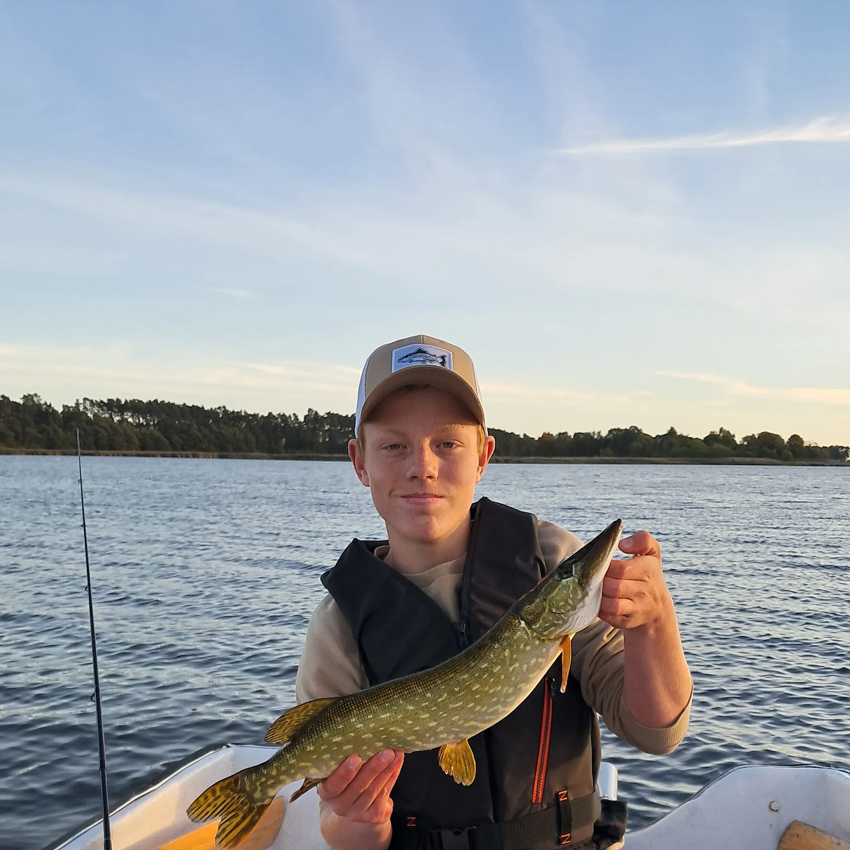 Northern pike caught on Fishbrain