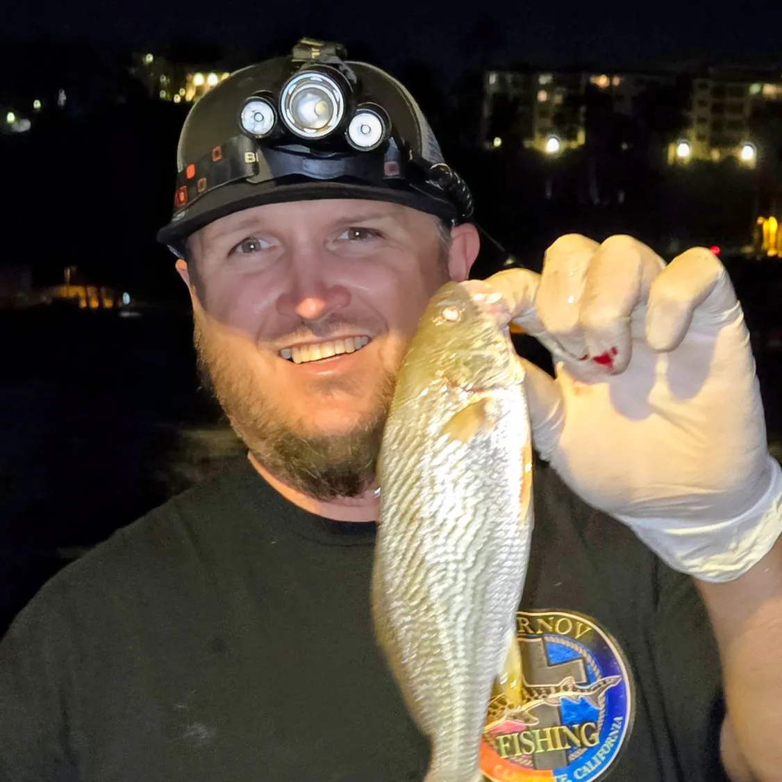 Yellowfin croaker caught on Fishbrain
