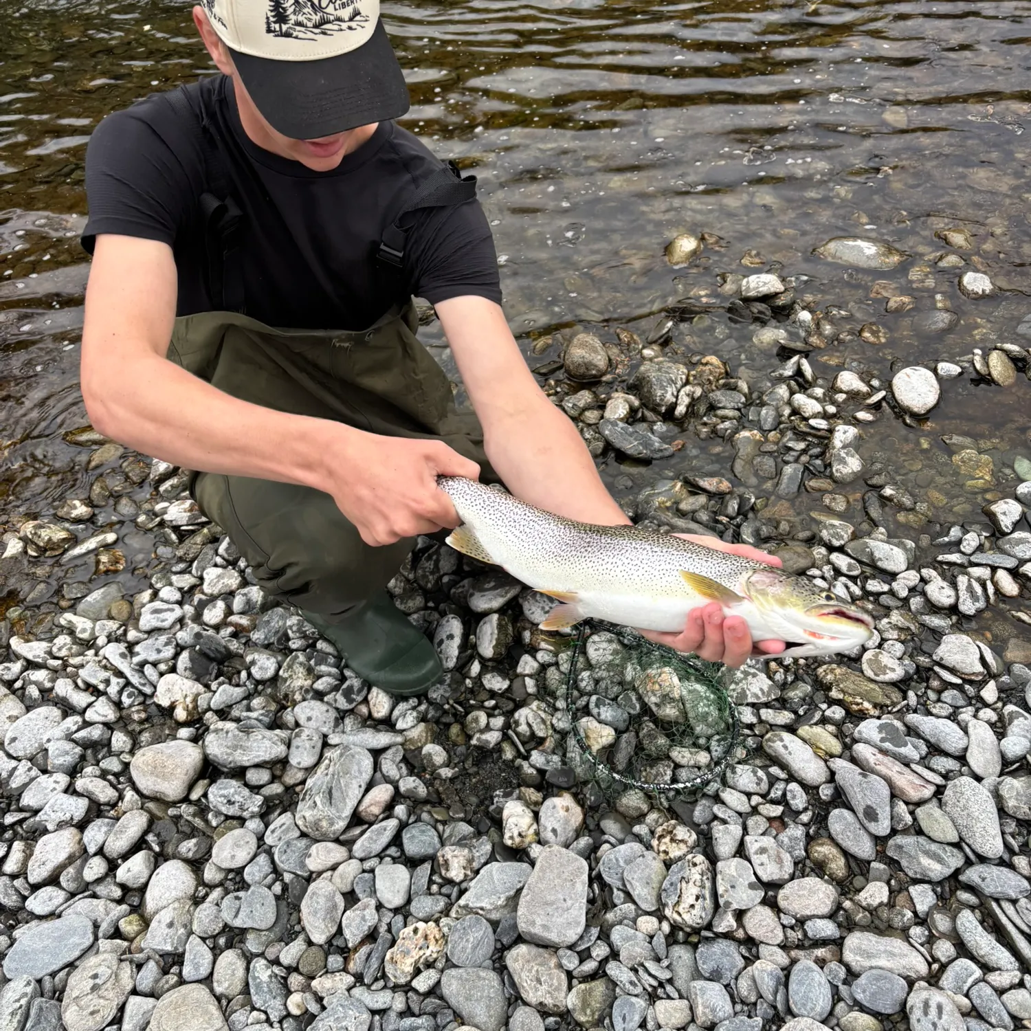 Coastal cutthroat trout caught on Fishbrain