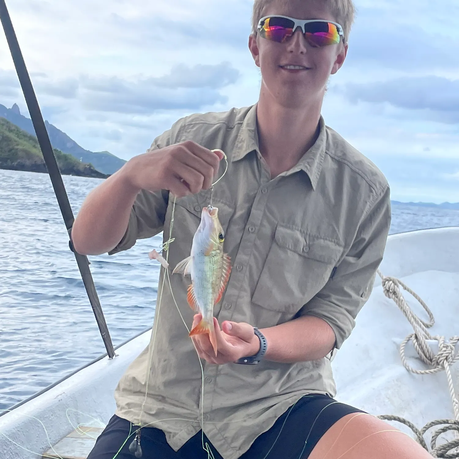 Spotcheek emperor caught on Fishbrain