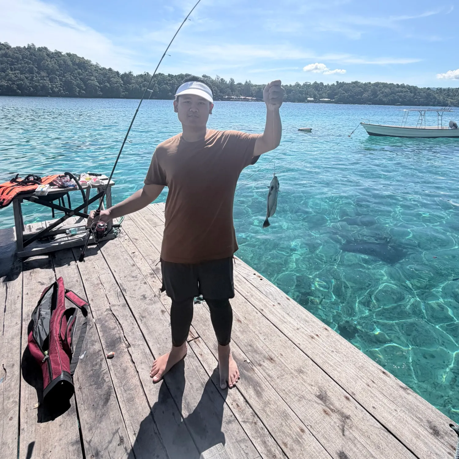 Humpback unicornfish caught on Fishbrain