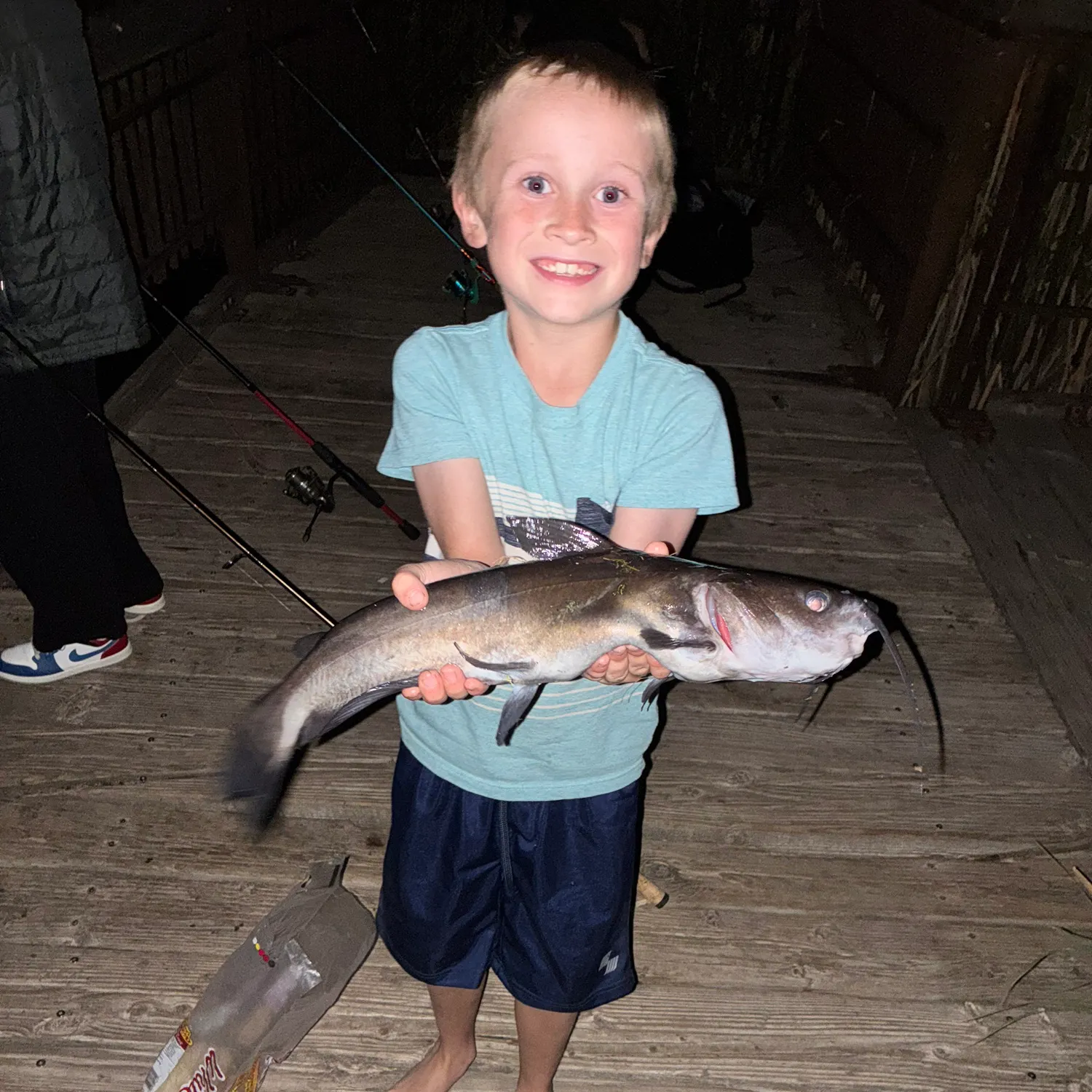 Channel catfish caught on Fishbrain