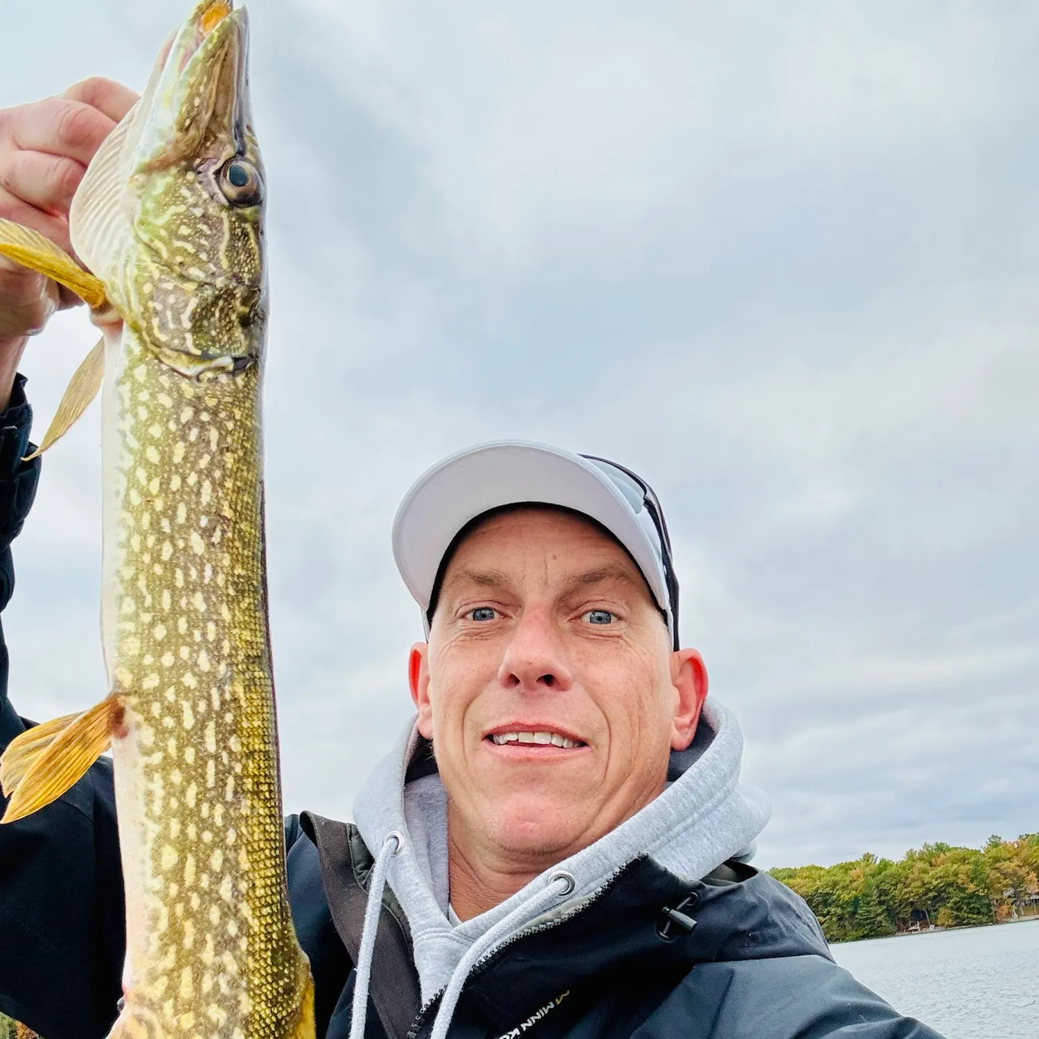 Northern pike caught on Fishbrain