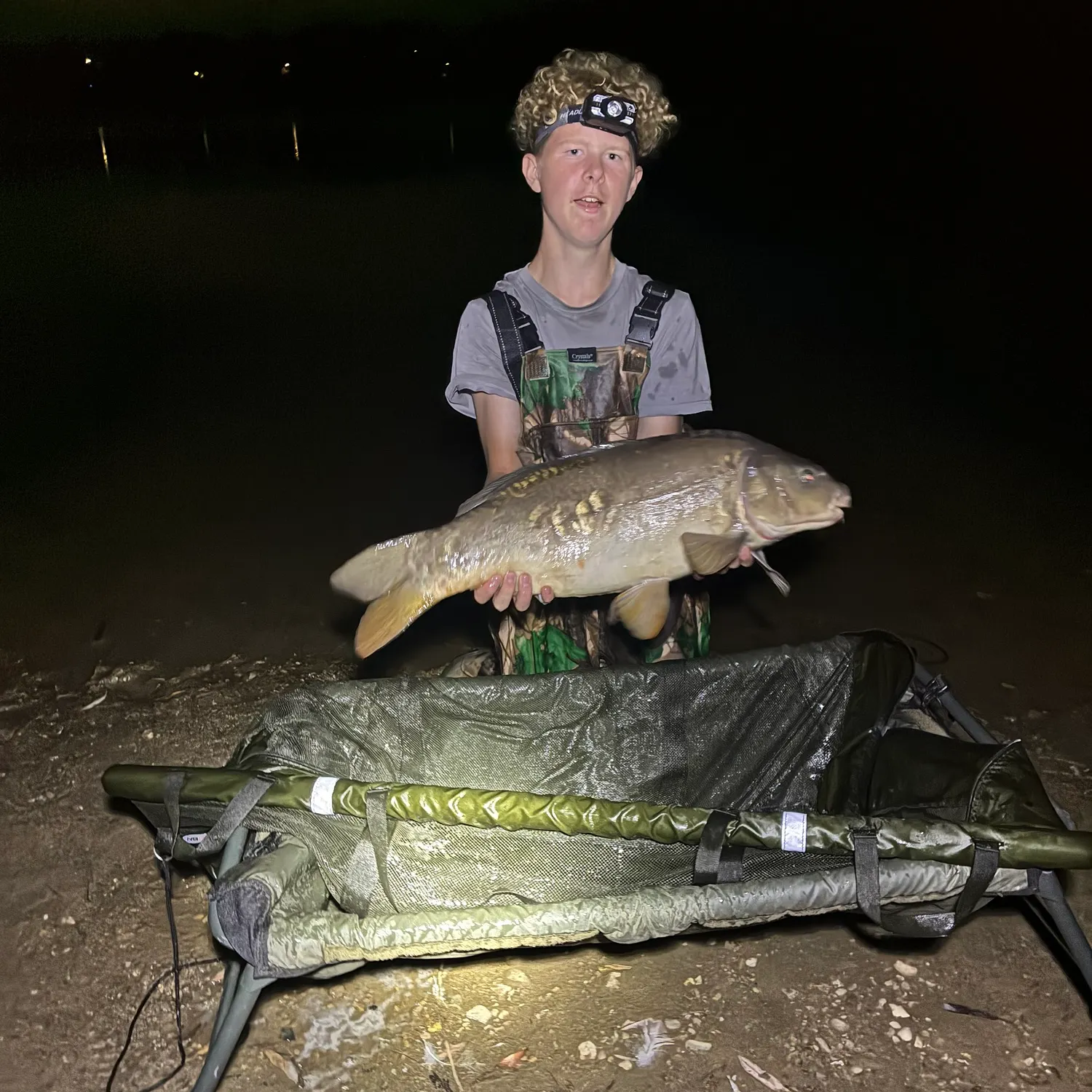 Mirror carp caught on Fishbrain