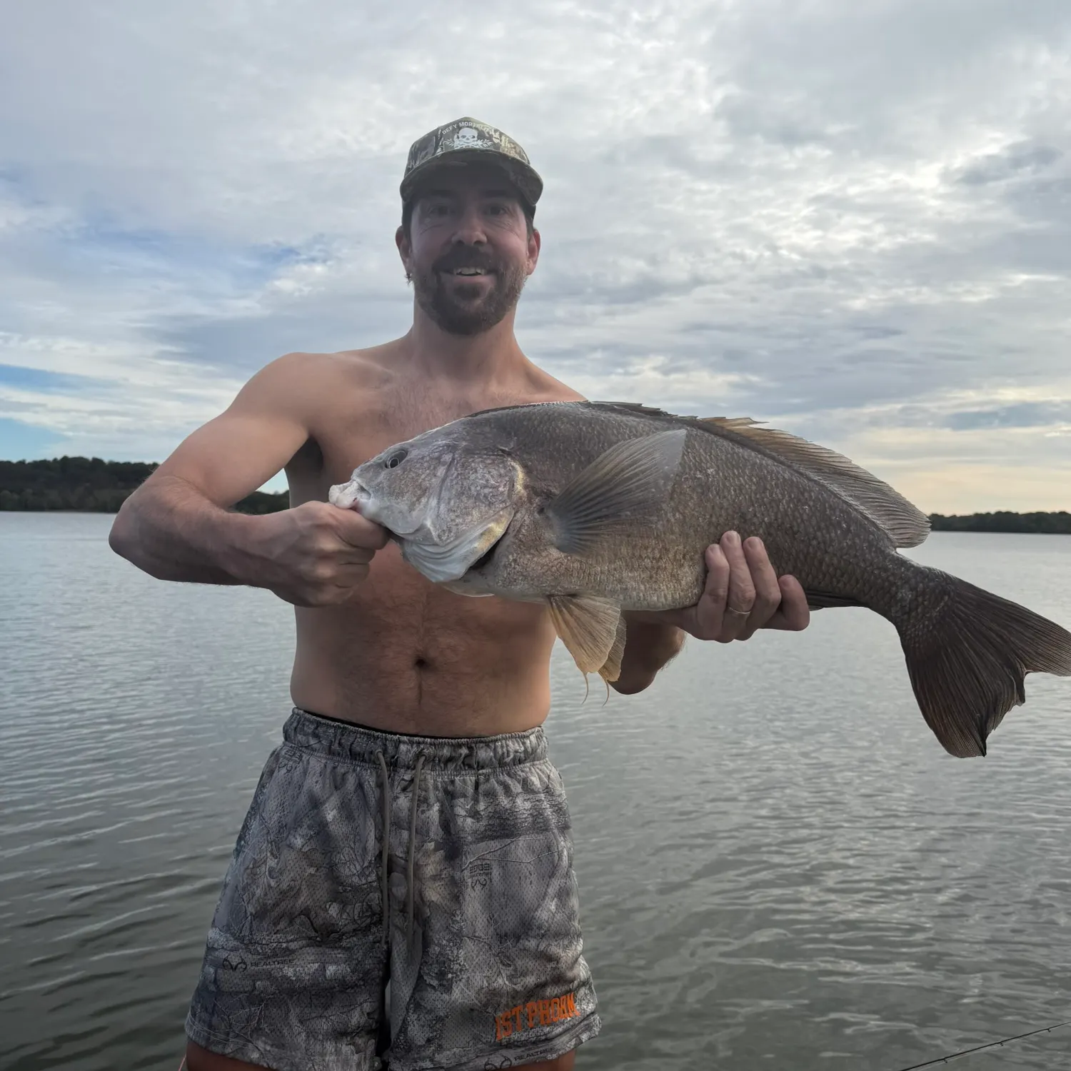 Freshwater drum caught on Fishbrain