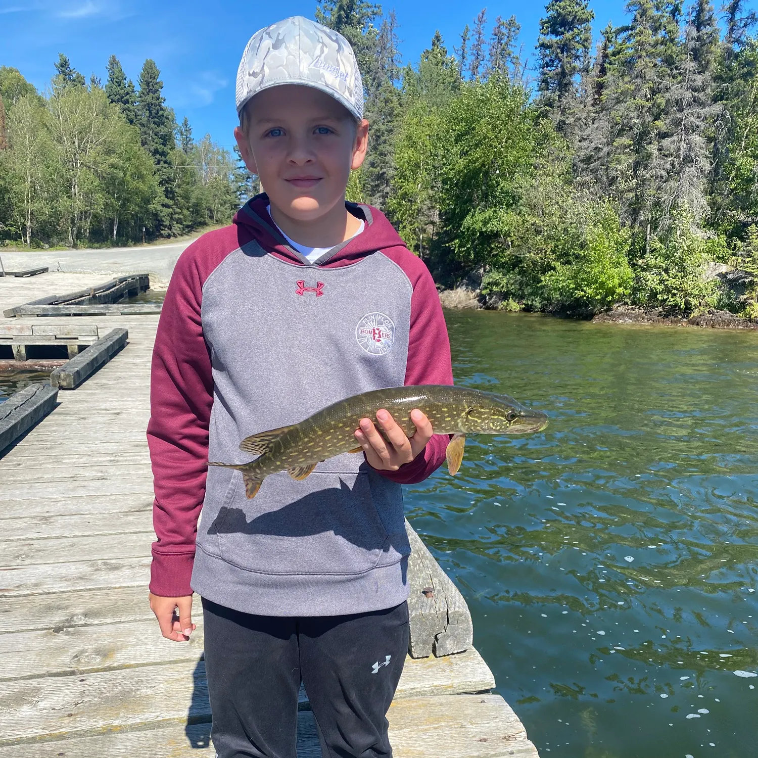 Northern pike caught on Fishbrain