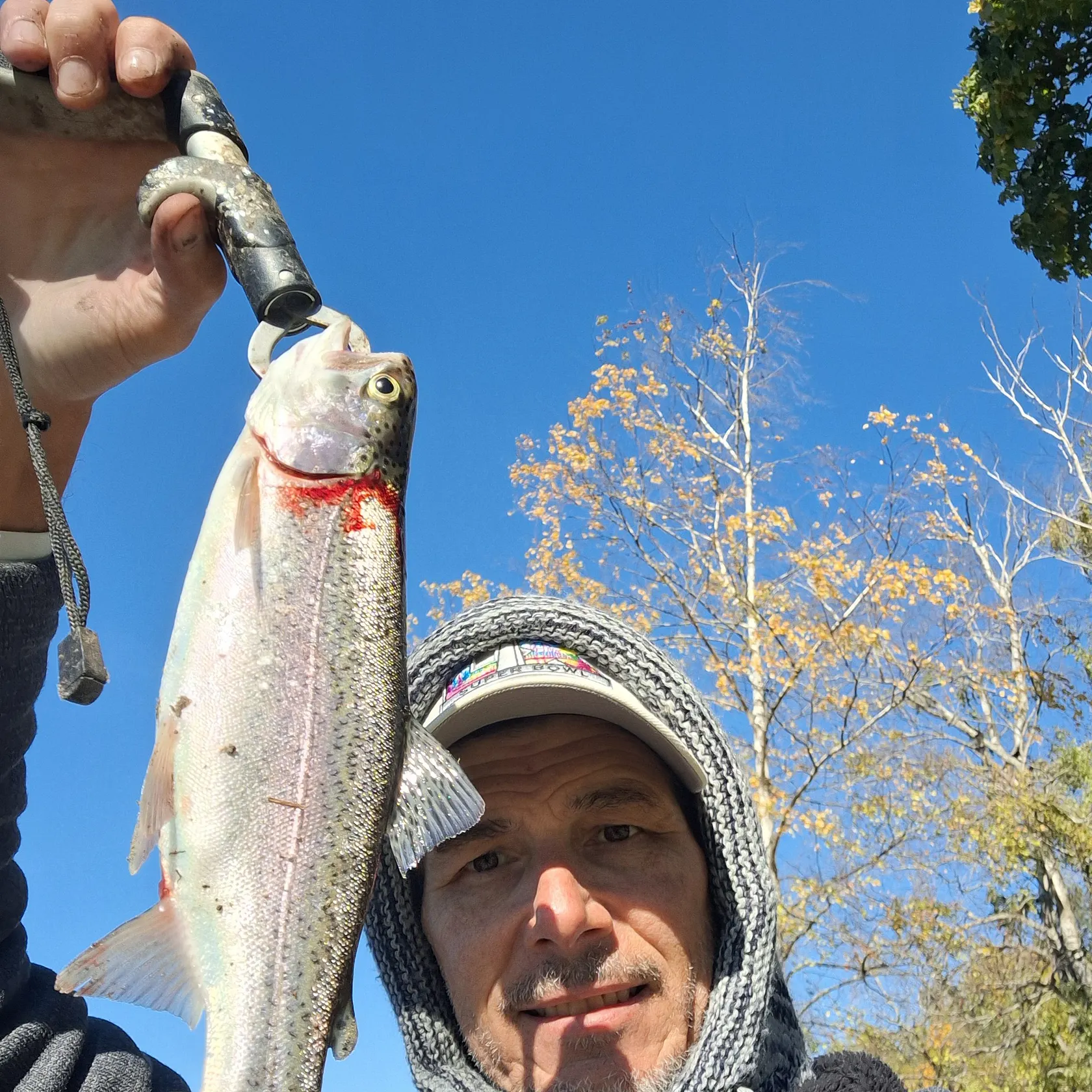 Rainbow trout caught on Fishbrain