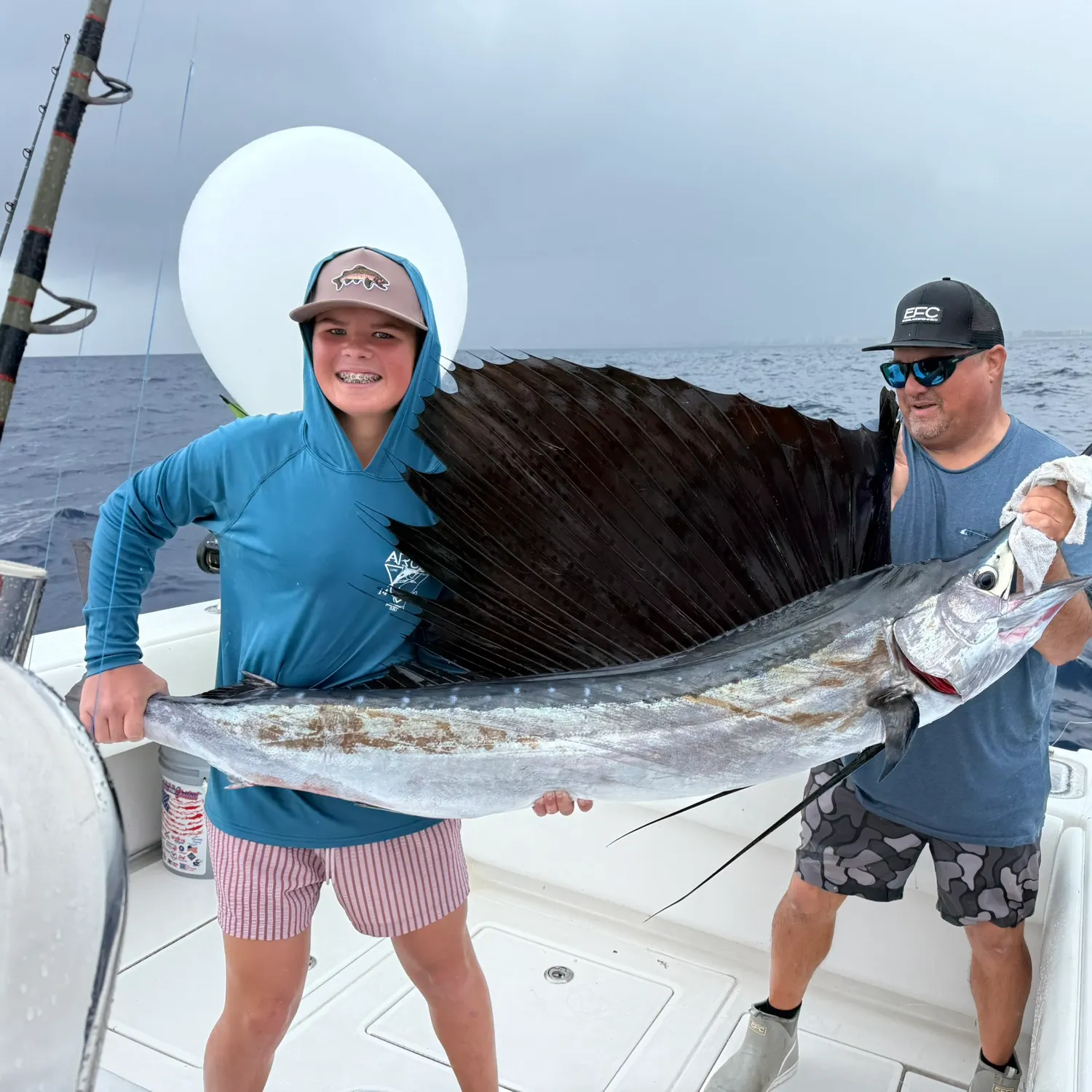 The most recent Atlantic sailfish catches on Fishbrain