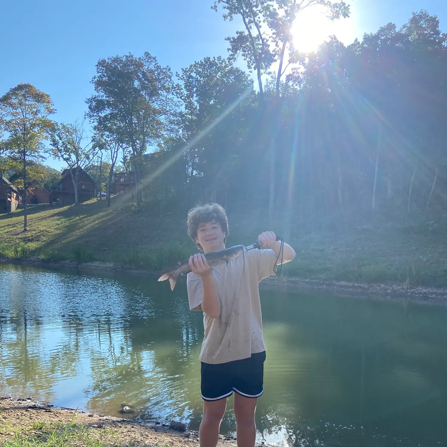 Channel catfish caught on Fishbrain