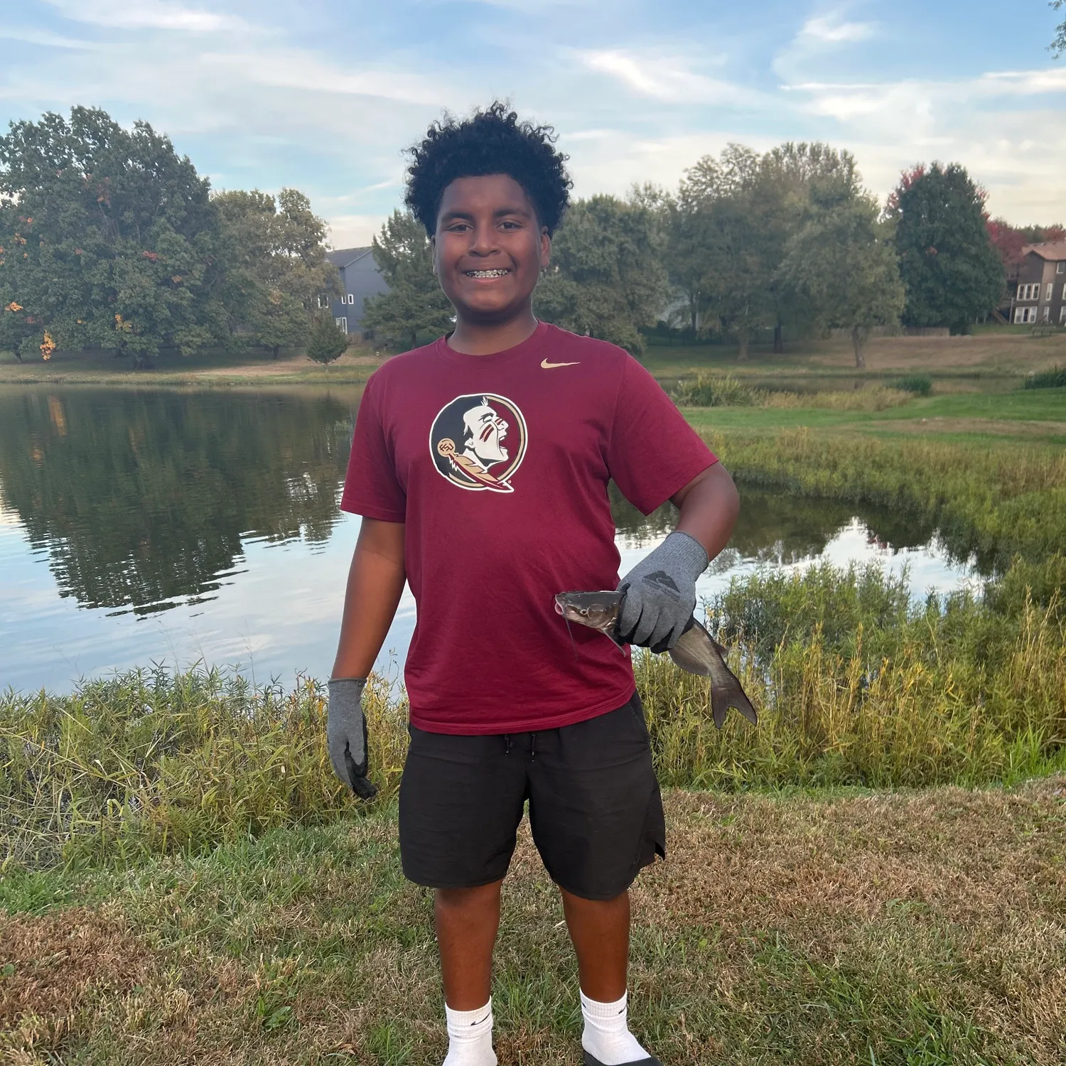 Channel catfish caught on Fishbrain