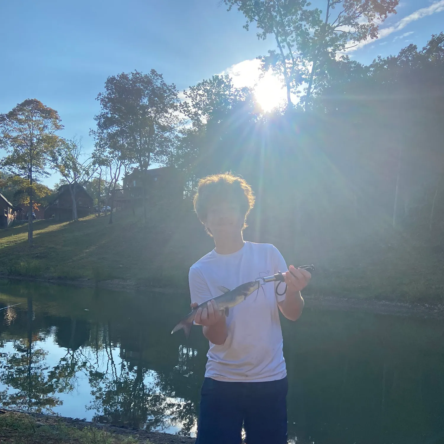 Channel catfish caught on Fishbrain