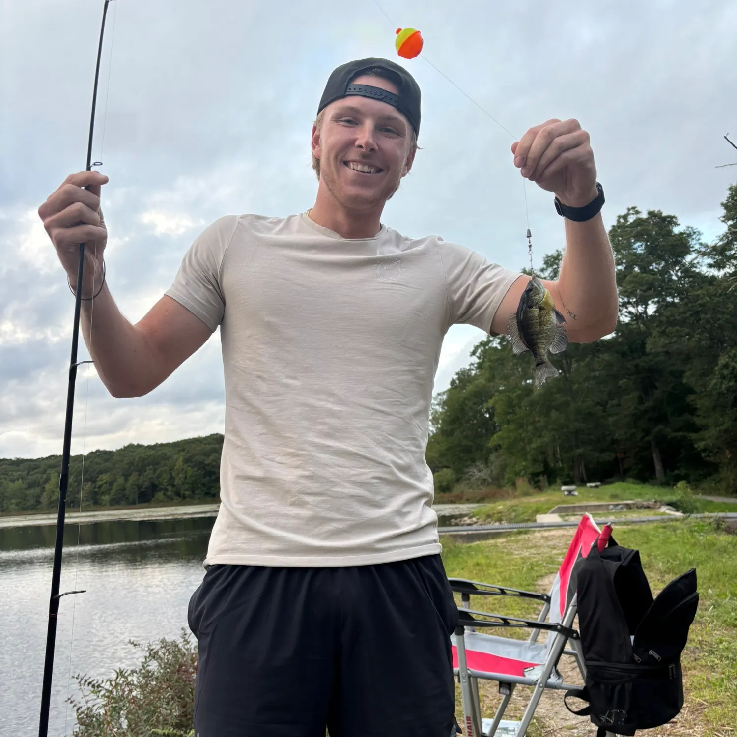Bluegill caught on Fishbrain