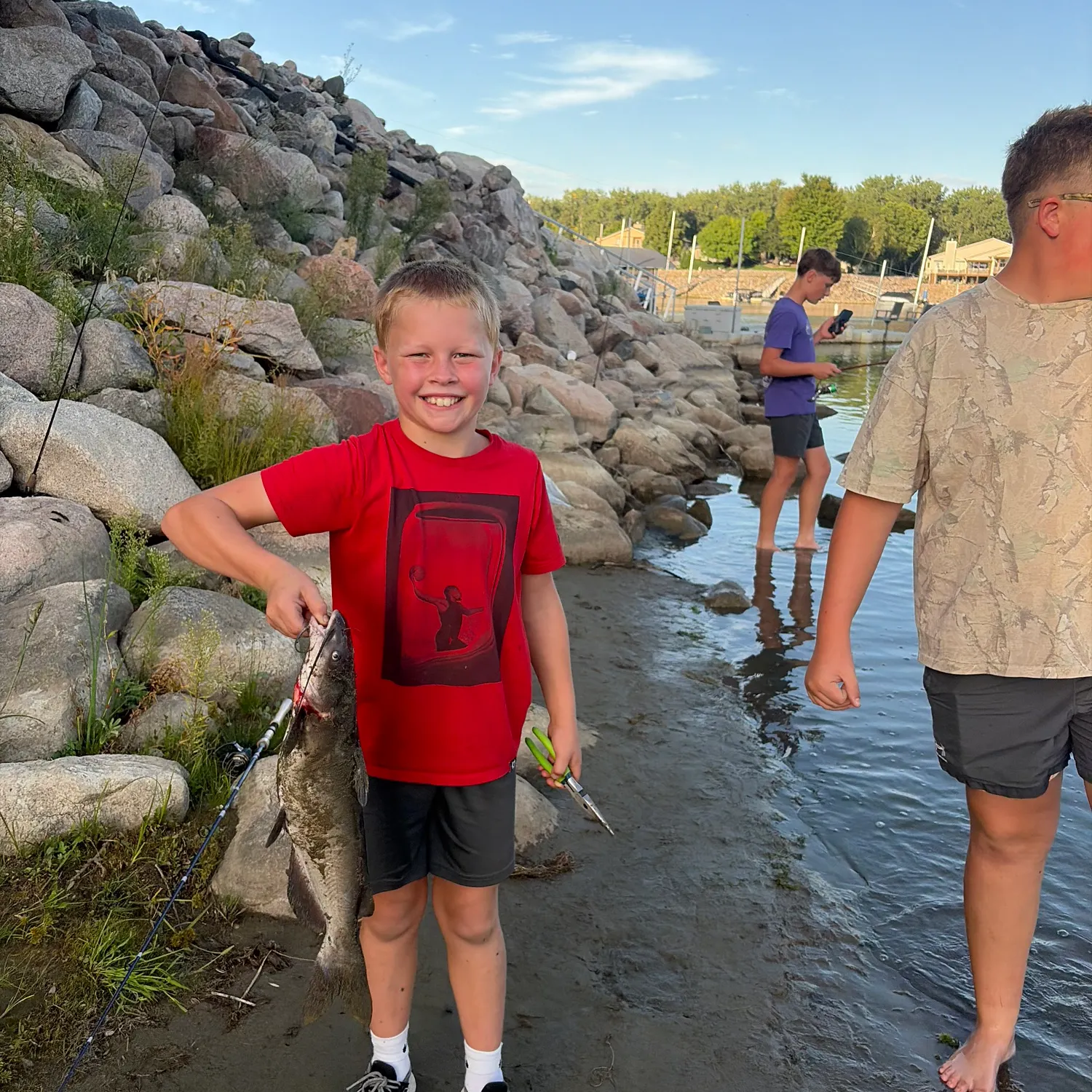 Channel catfish caught on Fishbrain