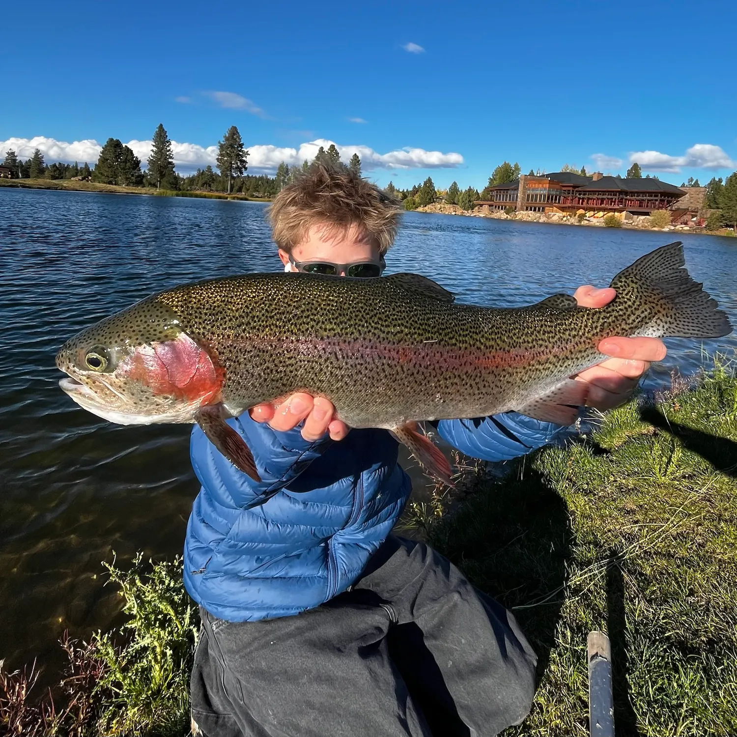 Rainbow trout caught on Fishbrain