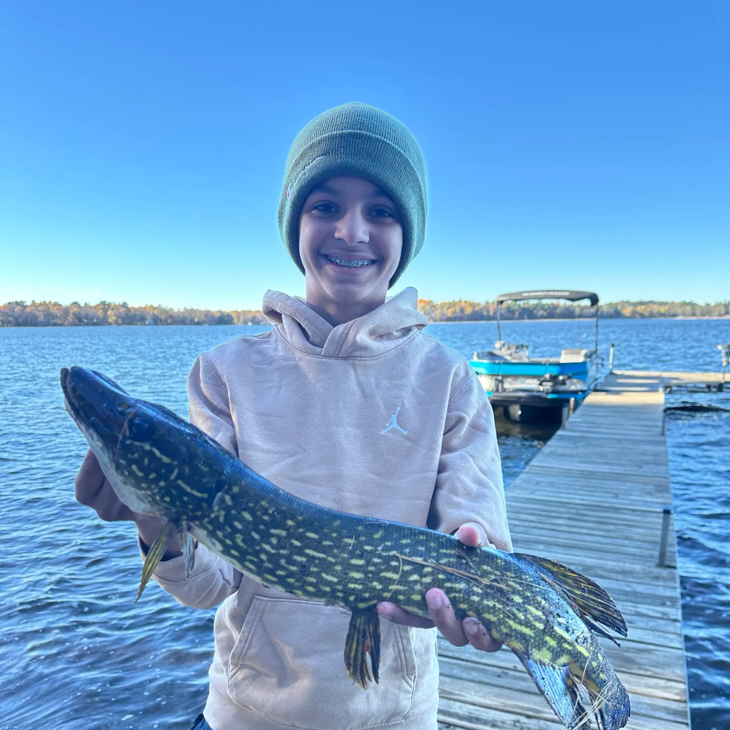 Northern pike caught on Fishbrain