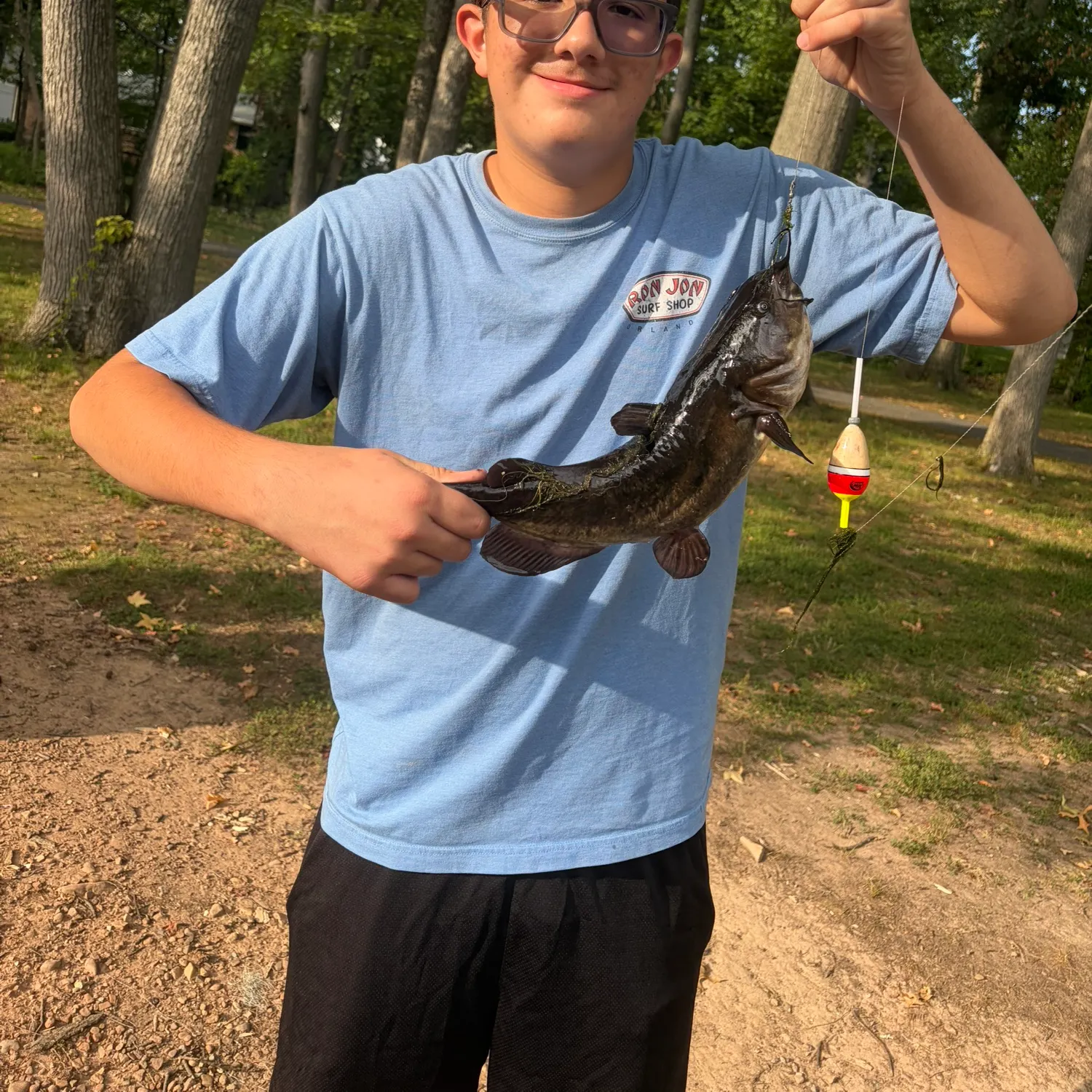 Black bullhead caught on Fishbrain