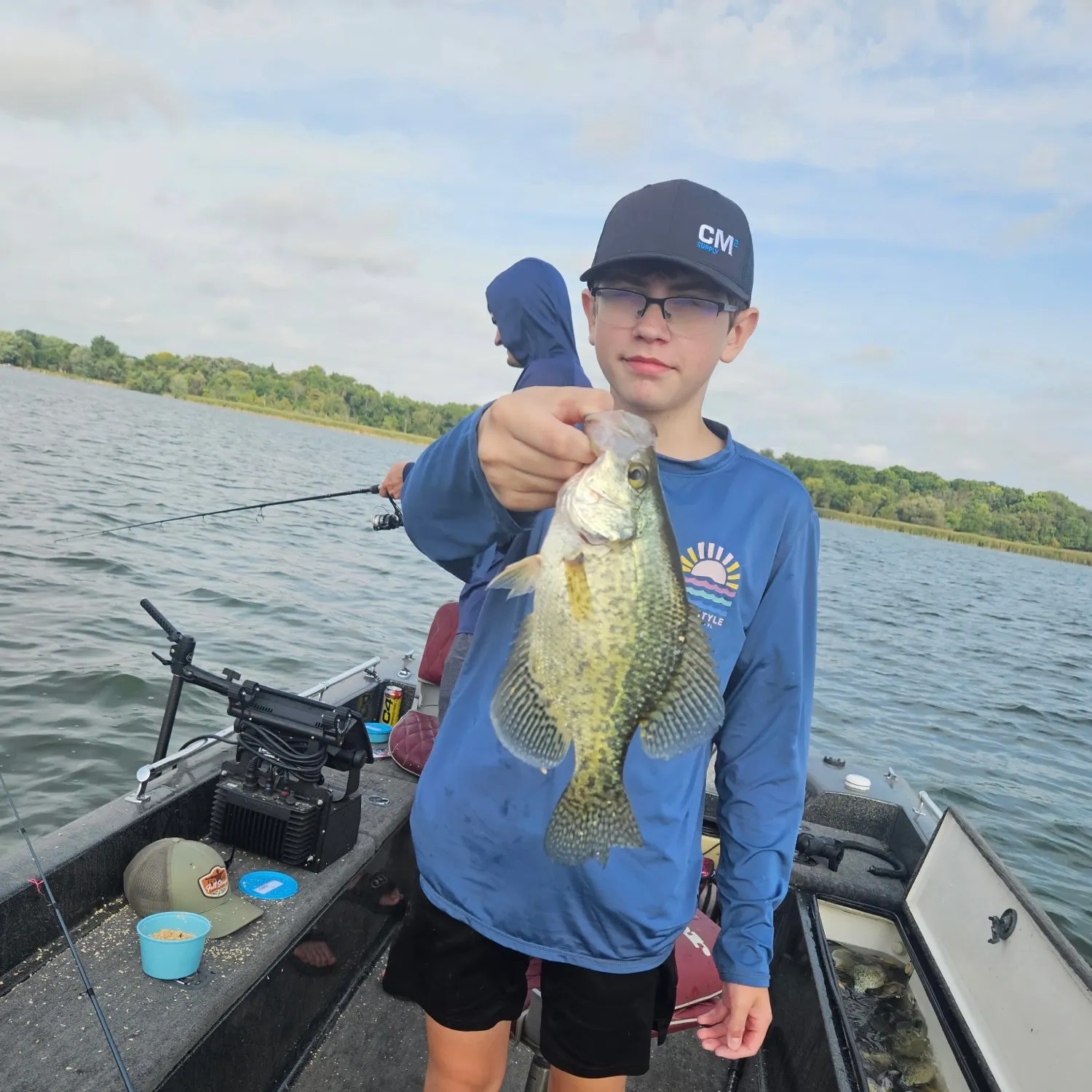 Black crappie caught on Fishbrain