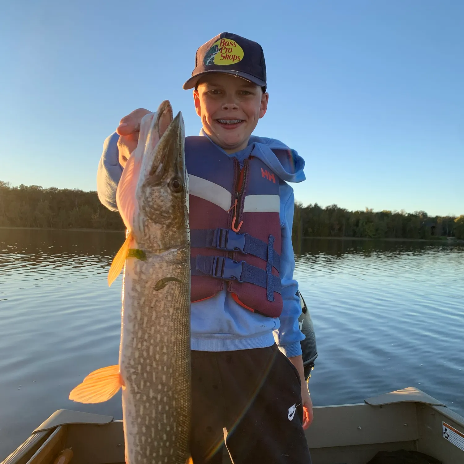 Northern pike caught on Fishbrain