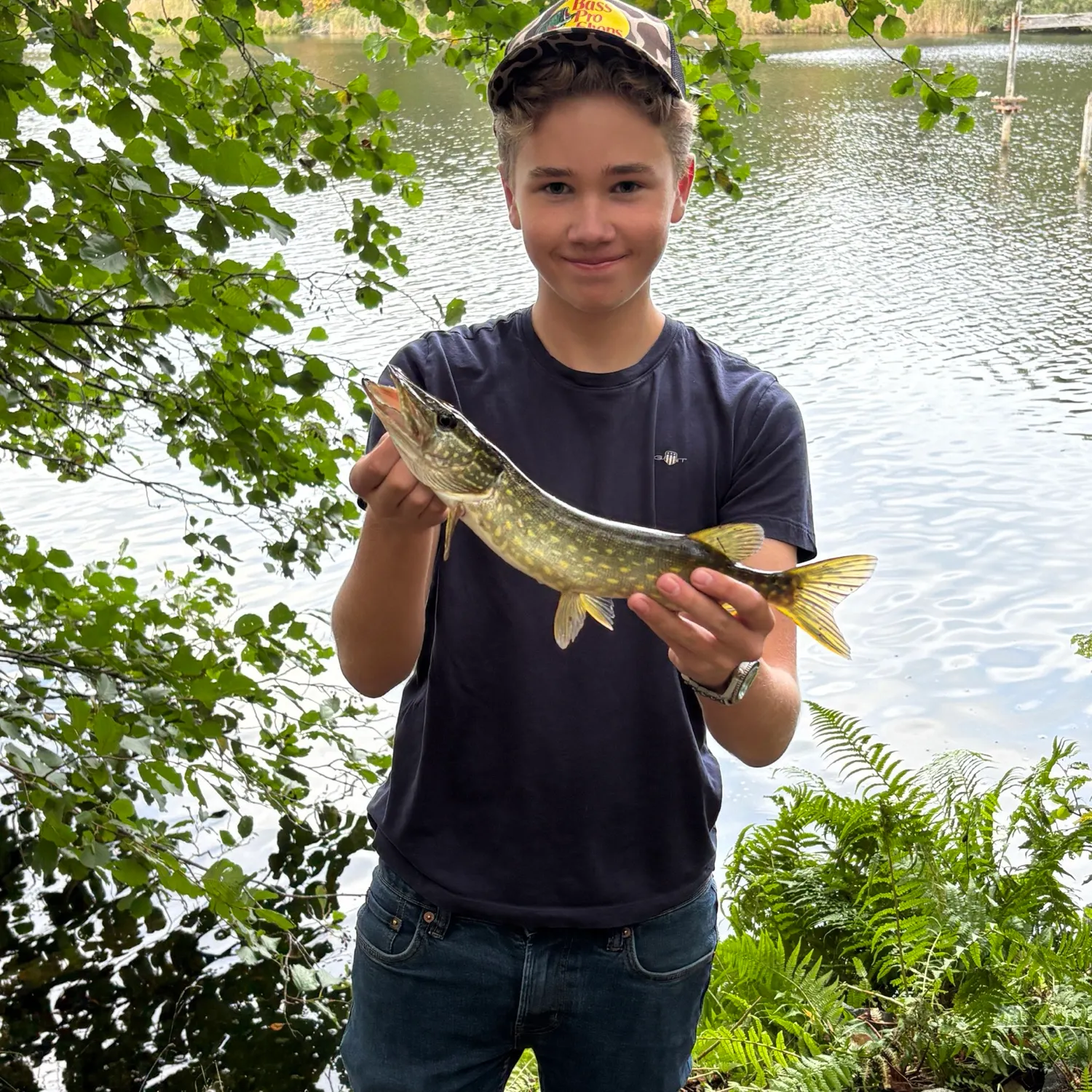 Northern pike caught on Fishbrain