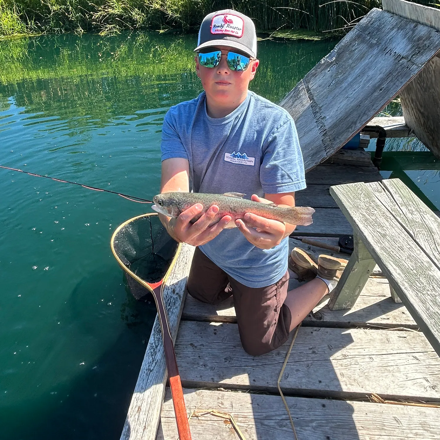Rainbow trout caught on Fishbrain