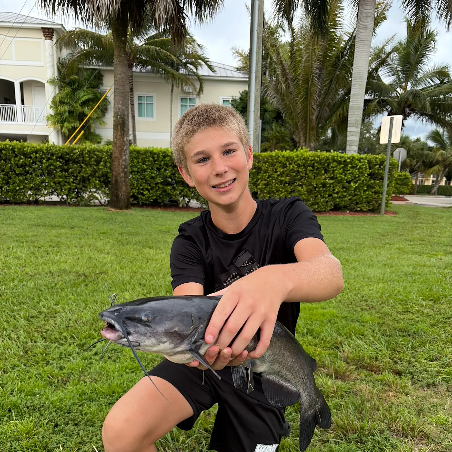 Channel catfish caught on Fishbrain