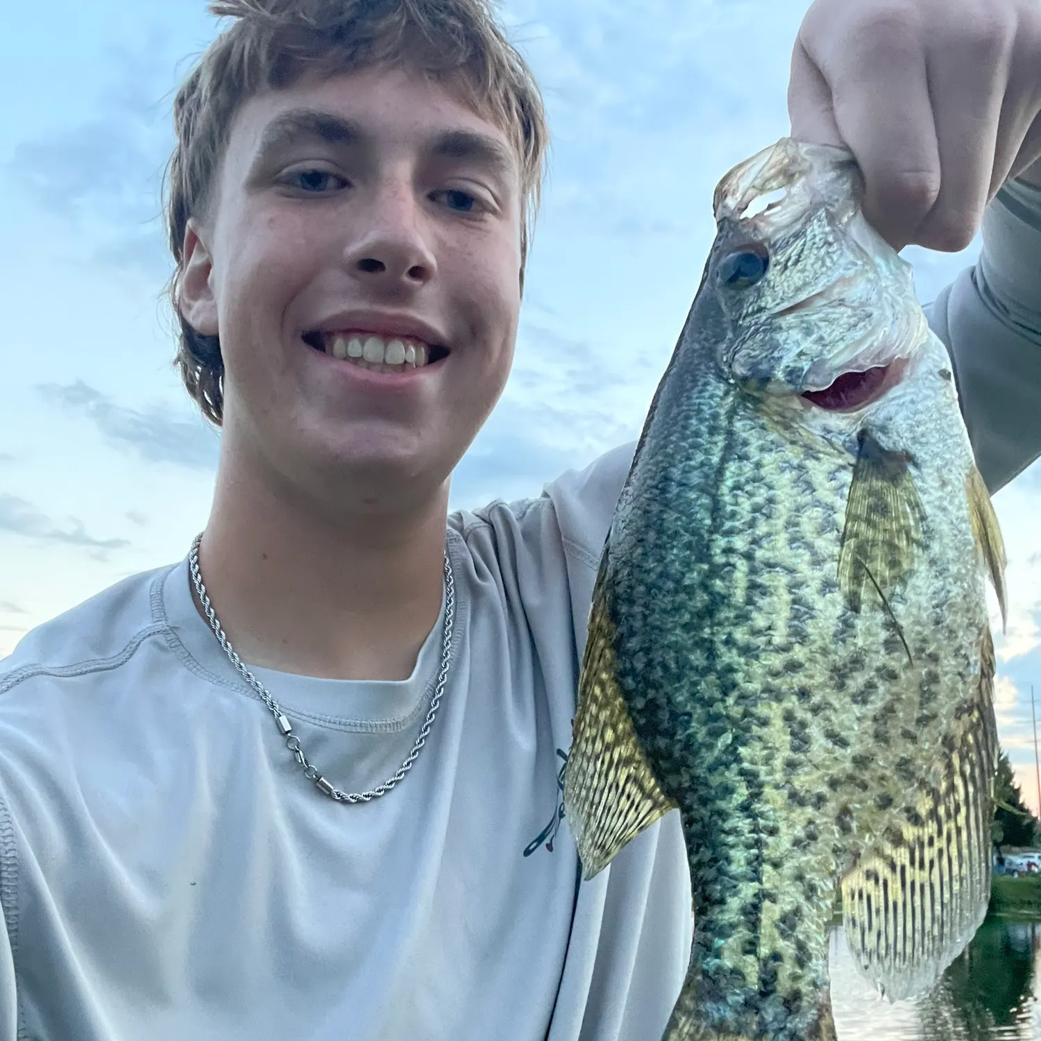 Black crappie caught on Fishbrain