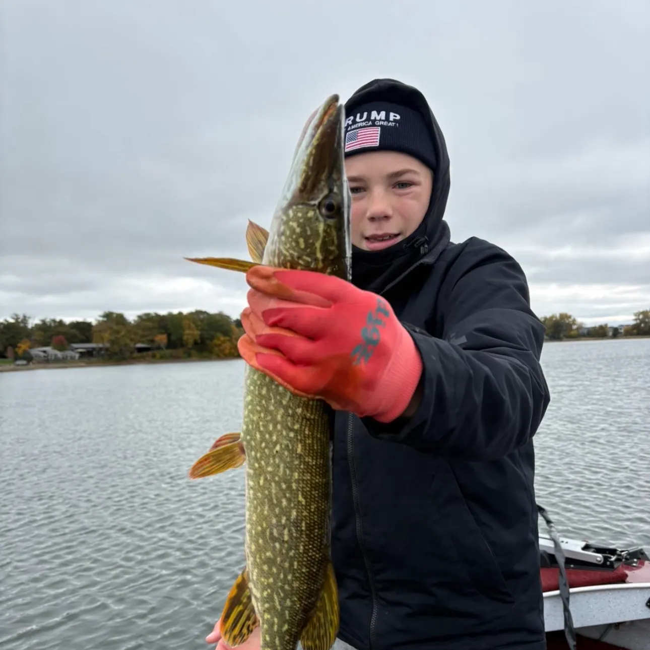 Northern pike caught on Fishbrain