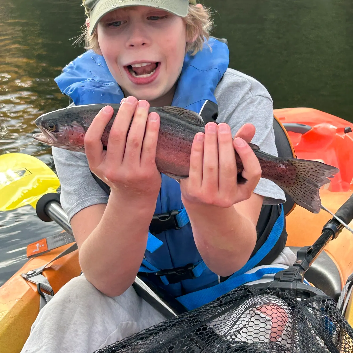 Rainbow trout caught on Fishbrain