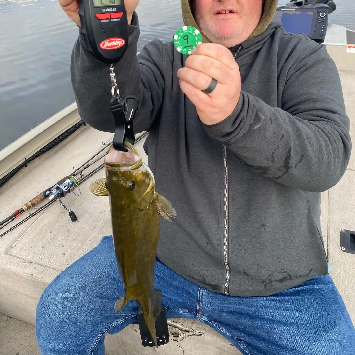 Smallmouth bass caught on Fishbrain