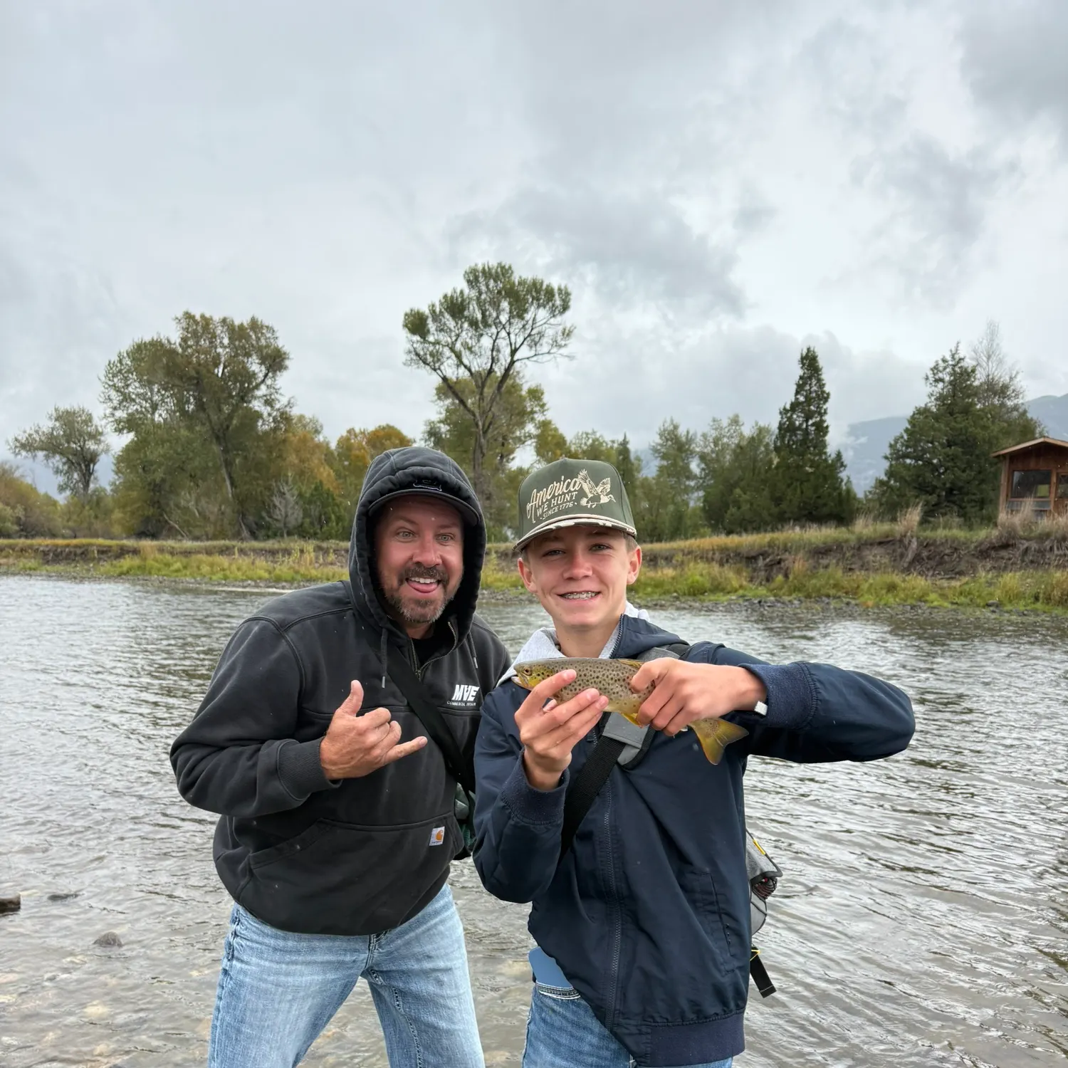 Brown trout caught on Fishbrain