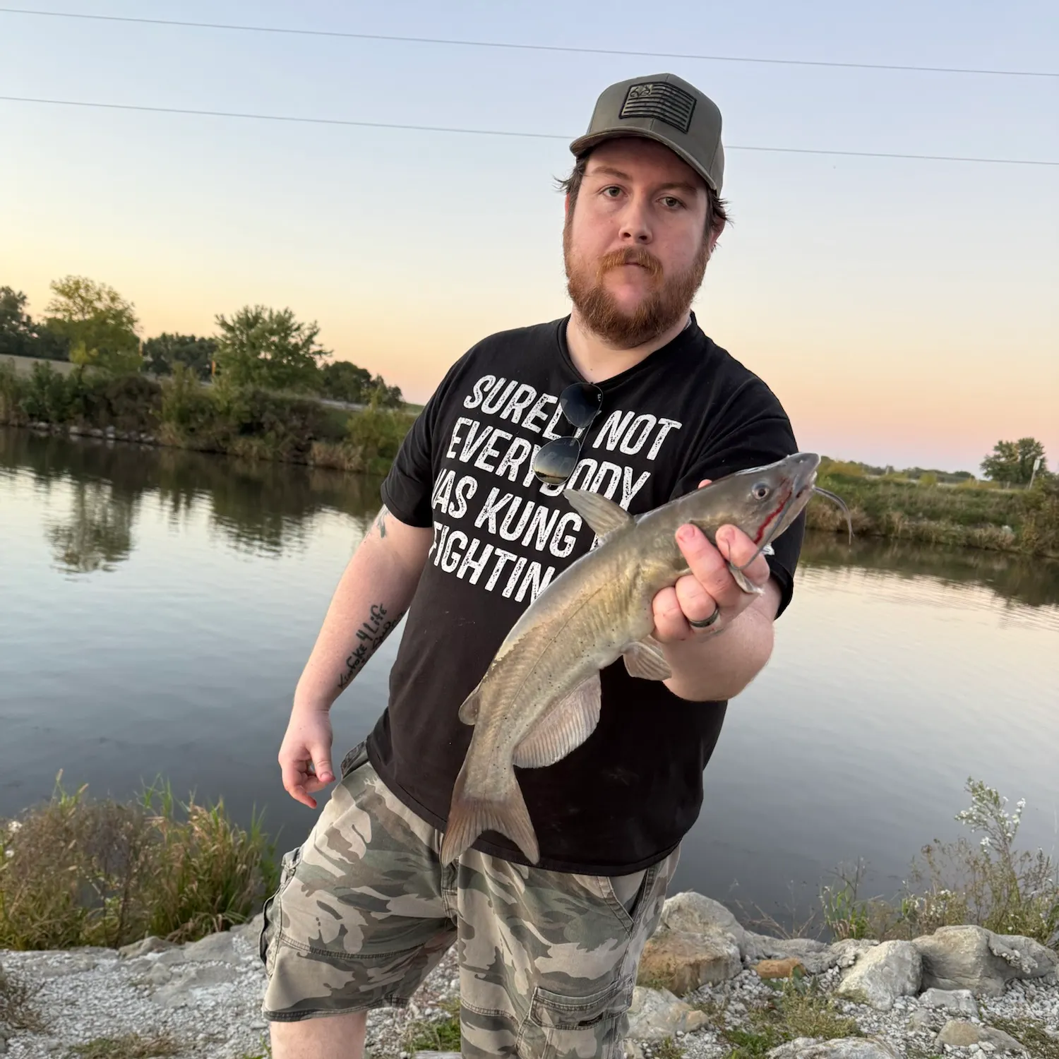 Channel catfish caught on Fishbrain