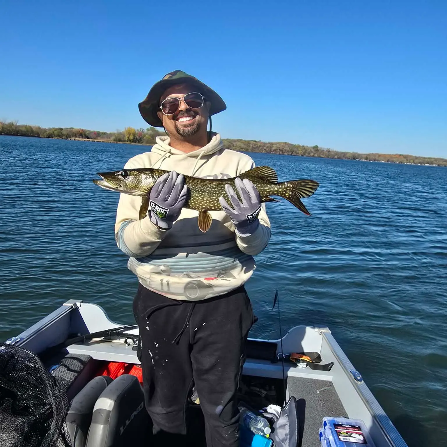 Northern pike caught on Fishbrain