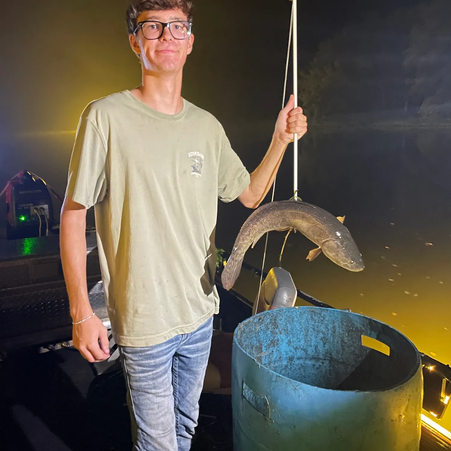 Eyetail bowfin caught on Fishbrain