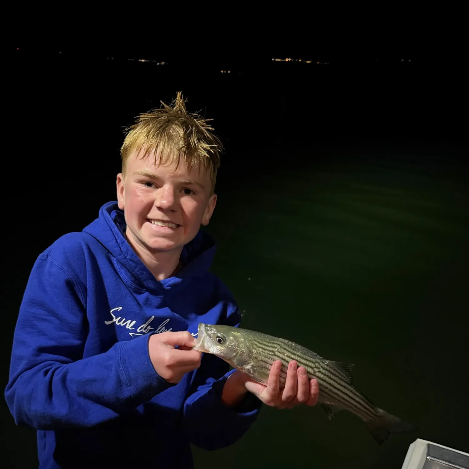 Striped bass caught on Fishbrain