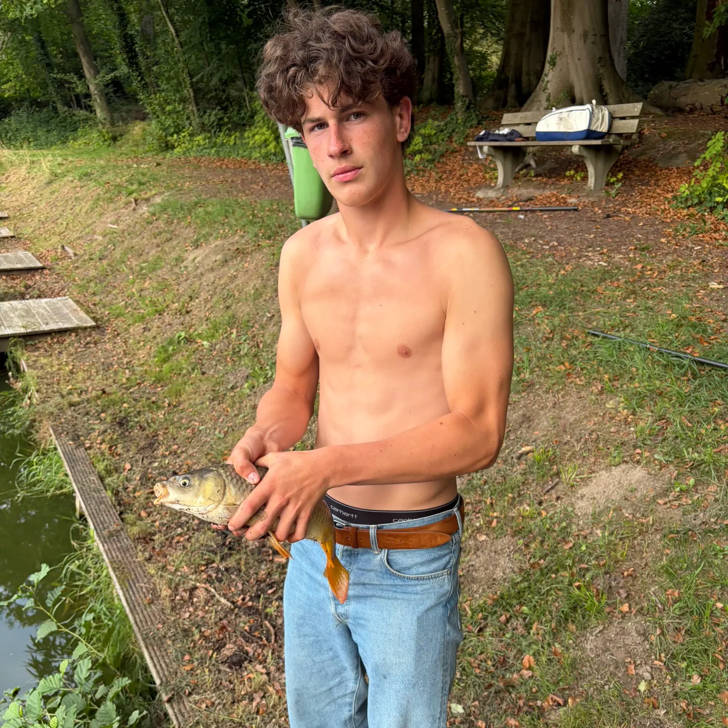 Common carp caught on Fishbrain