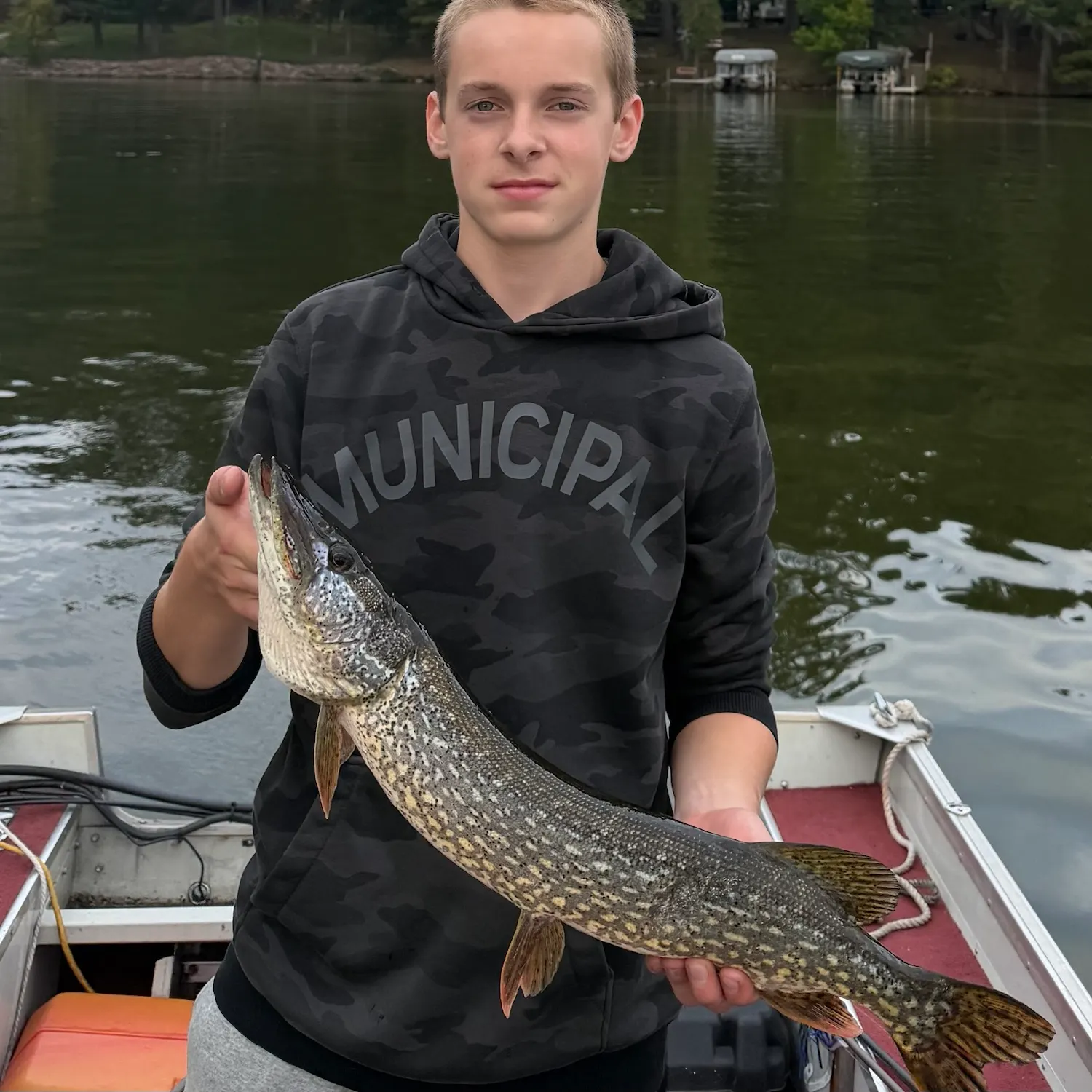 Northern pike caught on Fishbrain