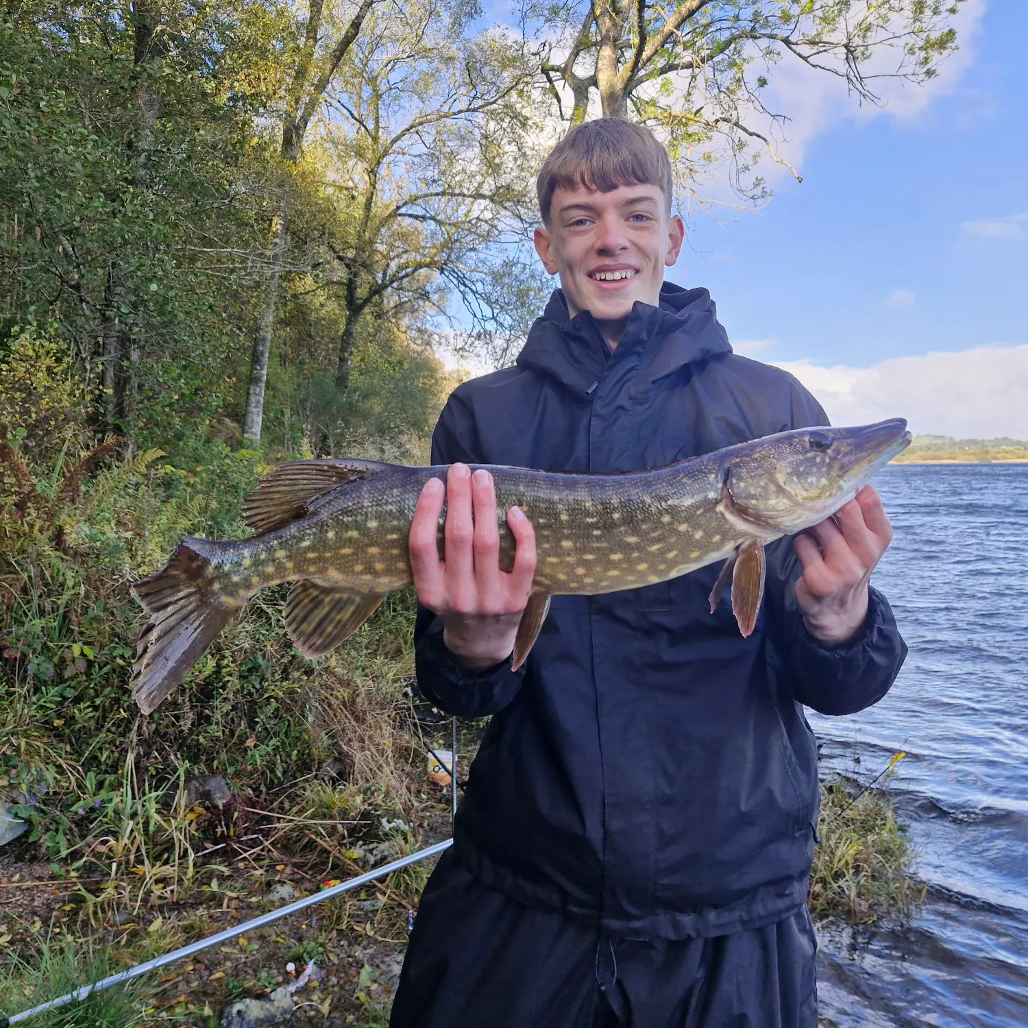 Northern pike caught on Fishbrain
