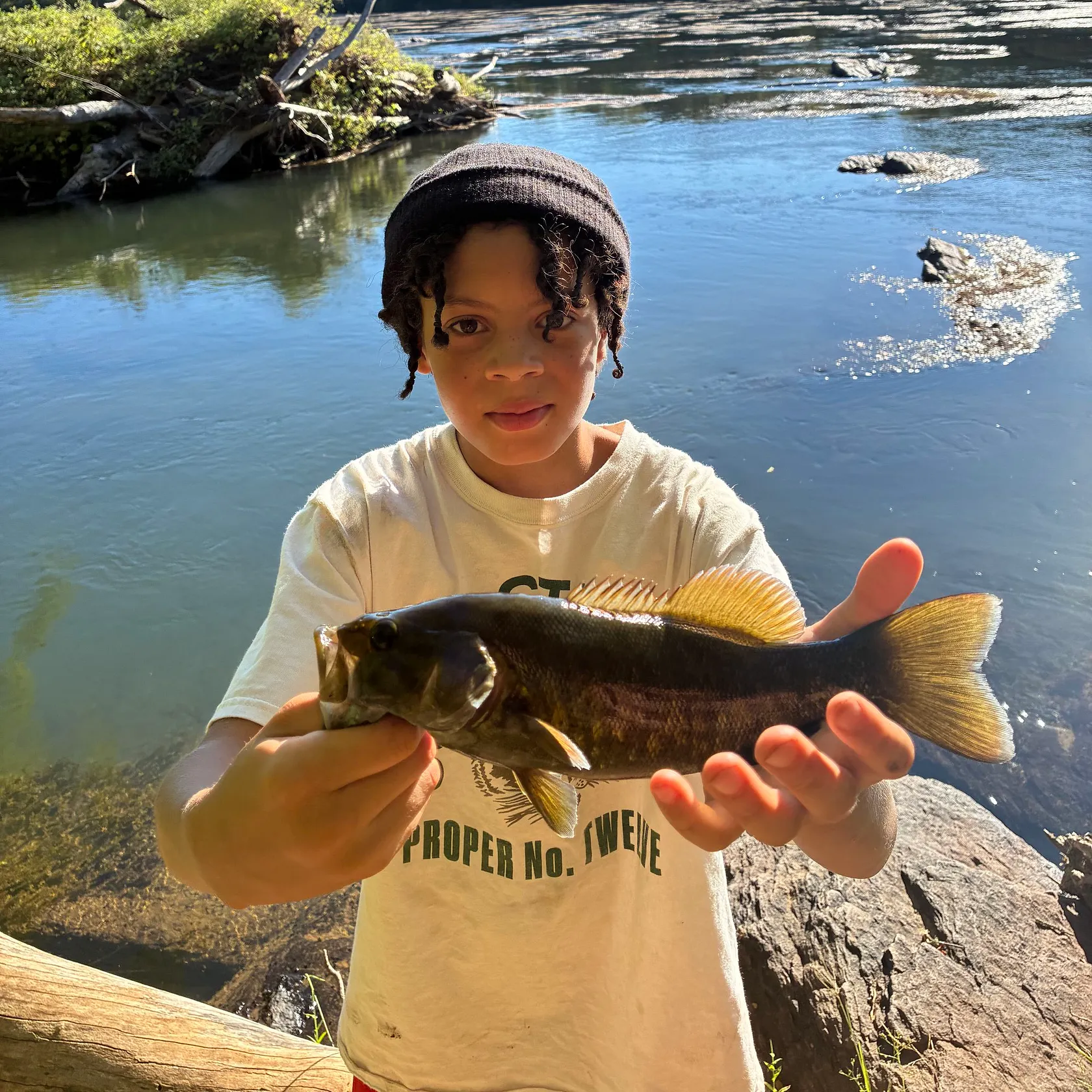 Smallmouth bass caught on Fishbrain