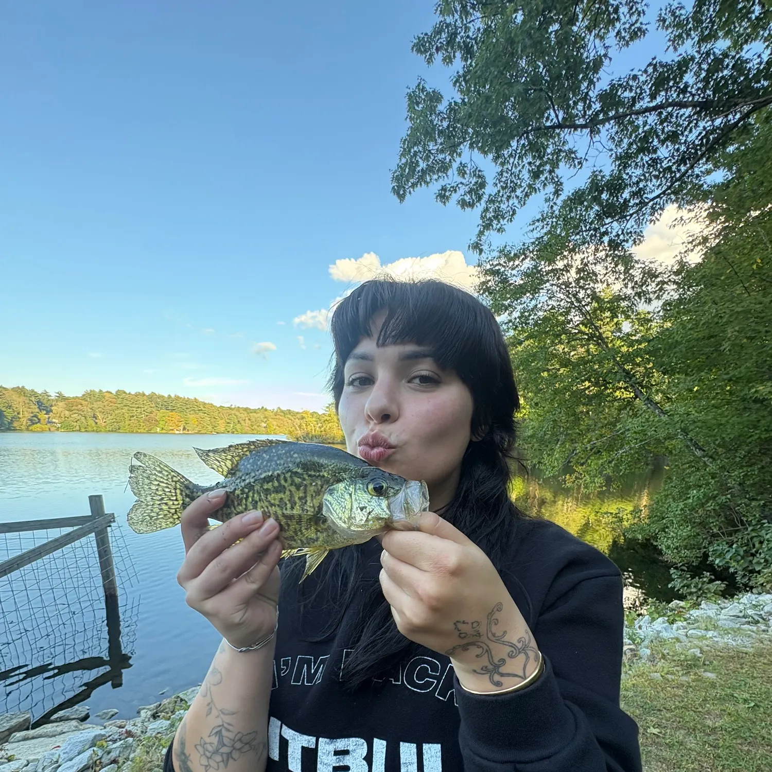 Black crappie caught on Fishbrain