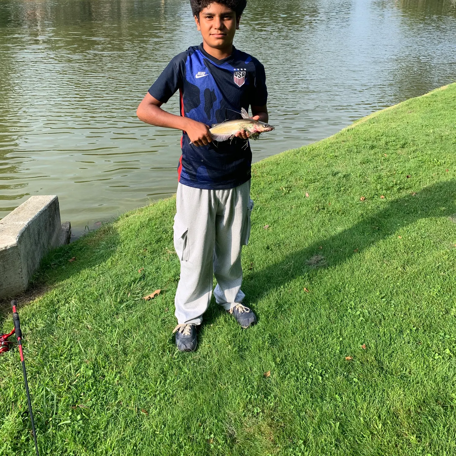 Channel catfish caught on Fishbrain