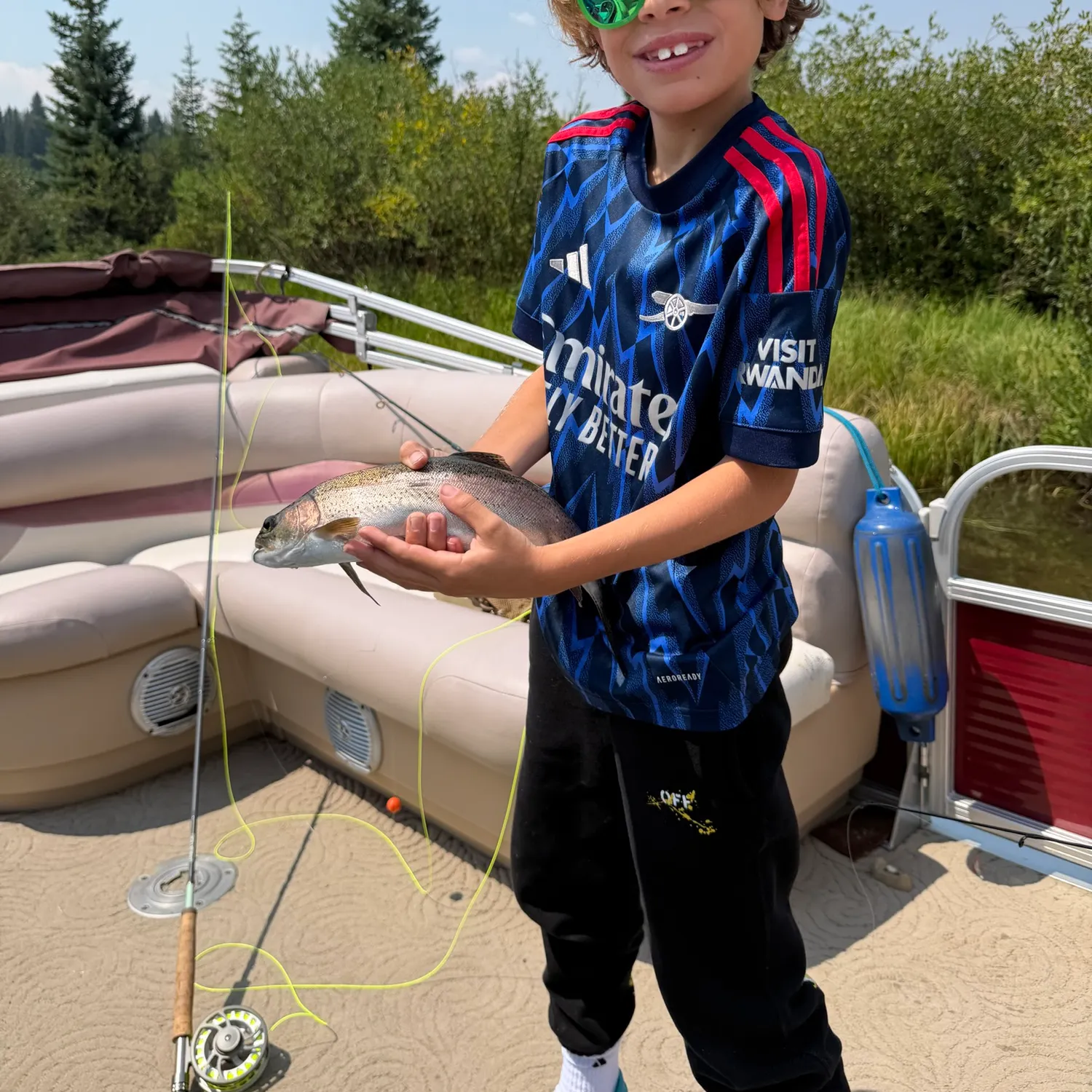 Rainbow trout caught on Fishbrain