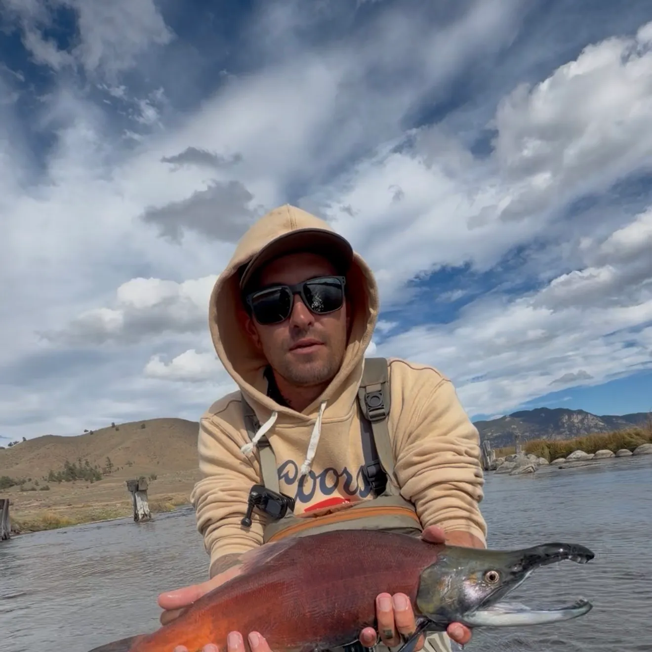 Kokanee salmon caught on Fishbrain