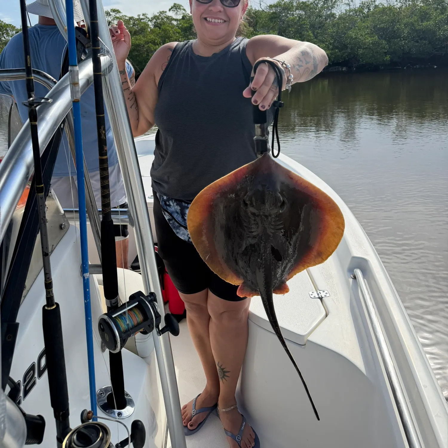 Atlantic stingray caught on Fishbrain